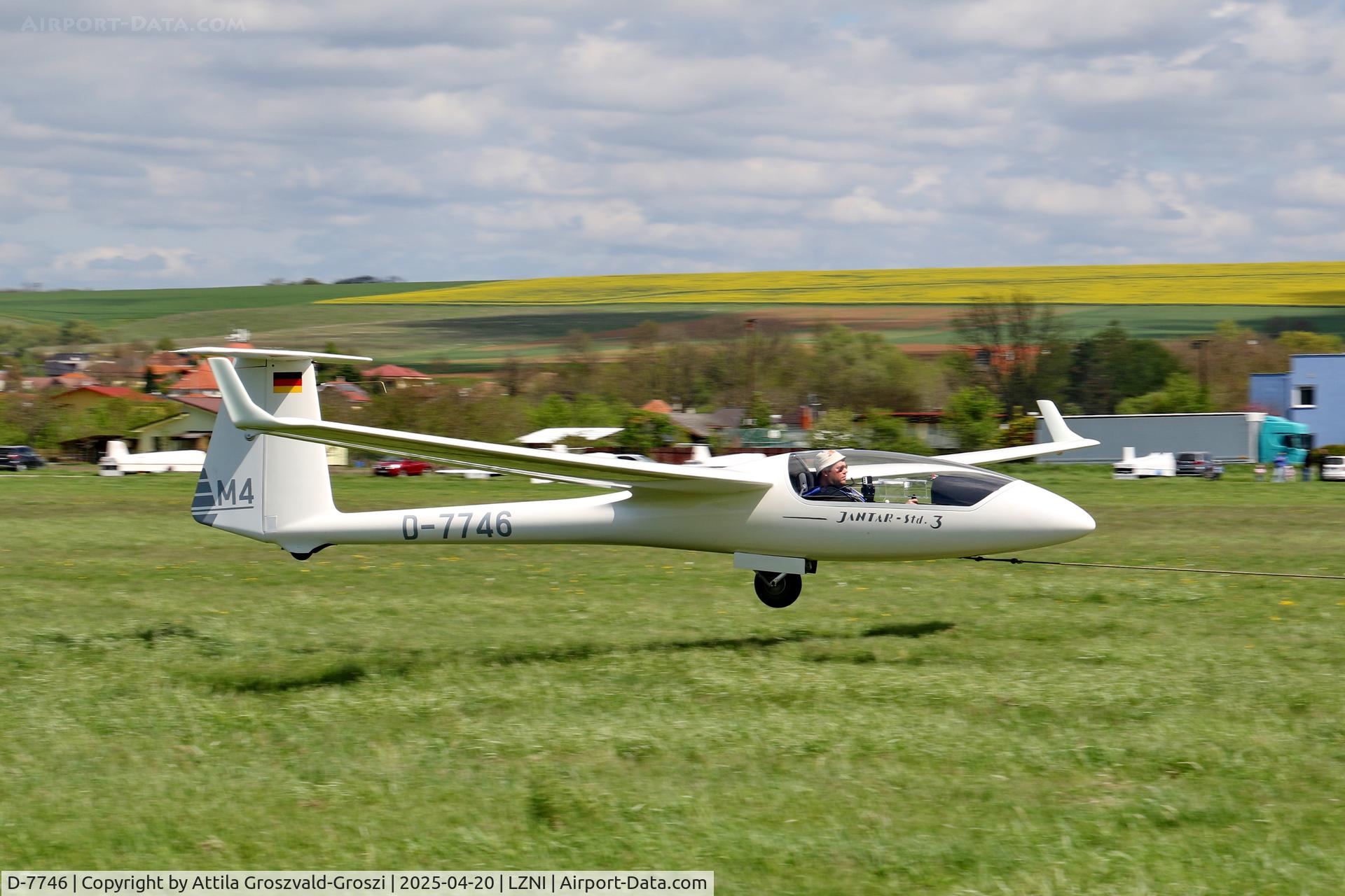 D-7746, 1983 PZL-Bielsko SZD-48-3 Jantar Standard 3 C/N B-1346, LZNI - Nitra Airport, Slovakia - Pribina Cup 2025