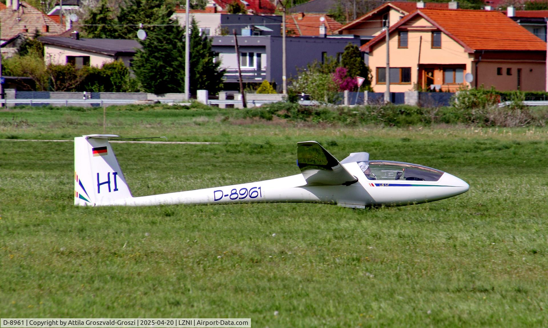 D-8961, 1976 Rolladen-Schneider LS-1f C/N 460, LZNI - Nitra Airport, Slovakia - Pribina Cup 2025