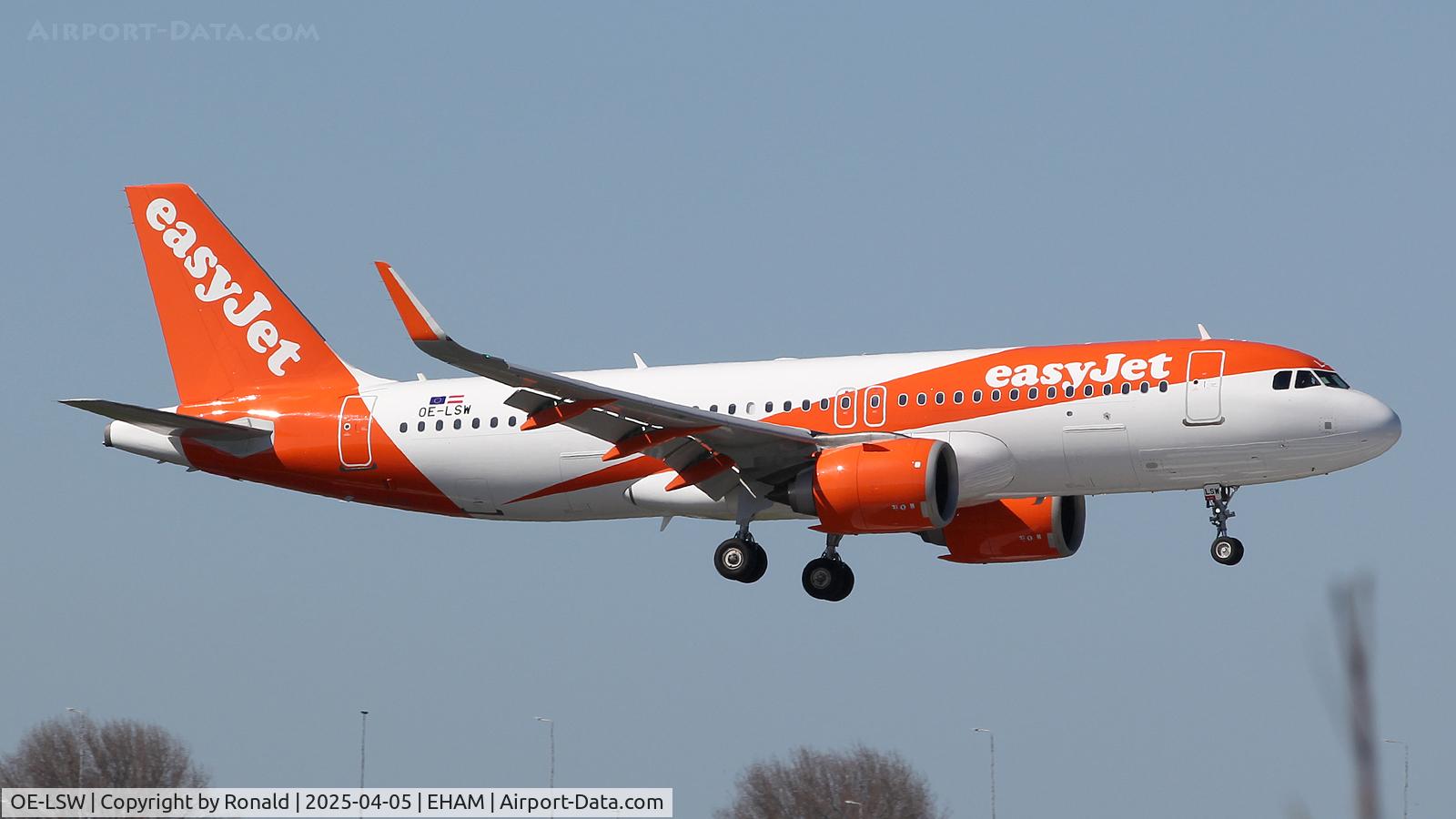 OE-LSW, 2024 Airbus A320-251N C/N 11989, at eham