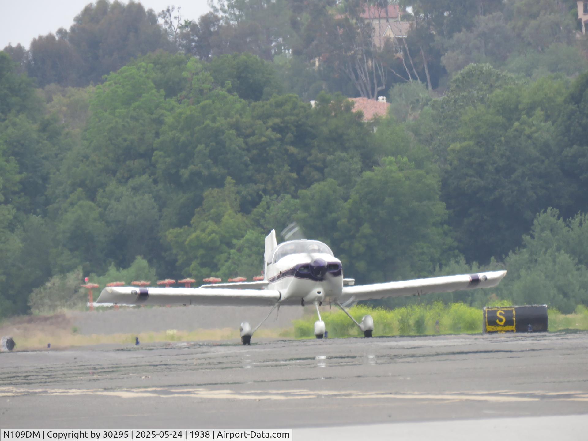 N109DM, 1997 Vans RV-6A C/N MAN-1, Off the runway