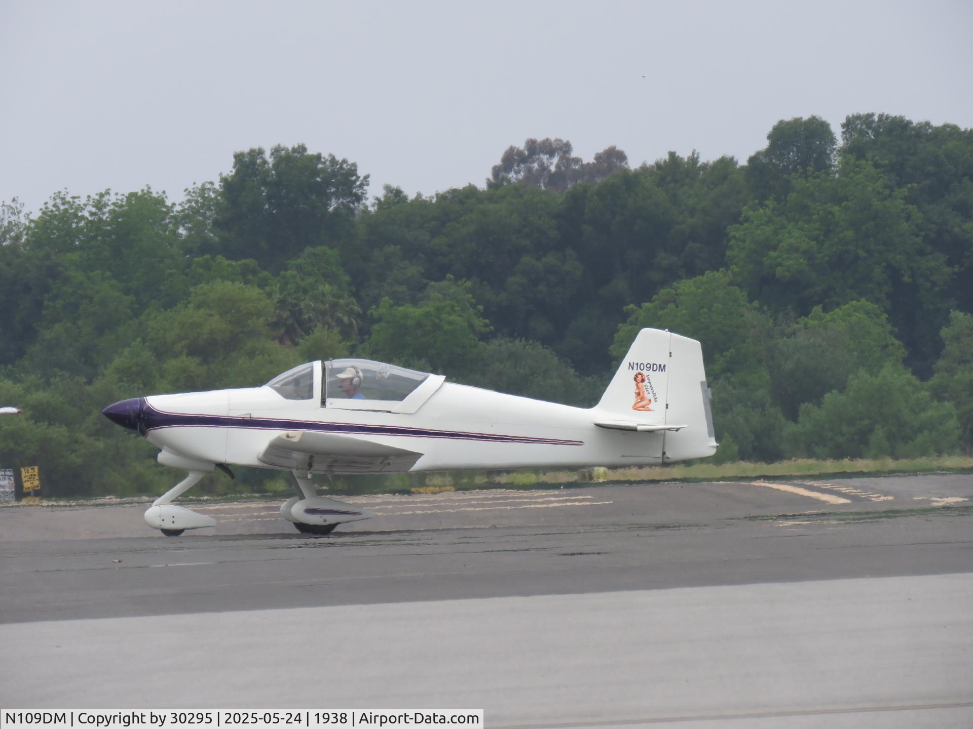 N109DM, 1997 Vans RV-6A C/N MAN-1, Going to park