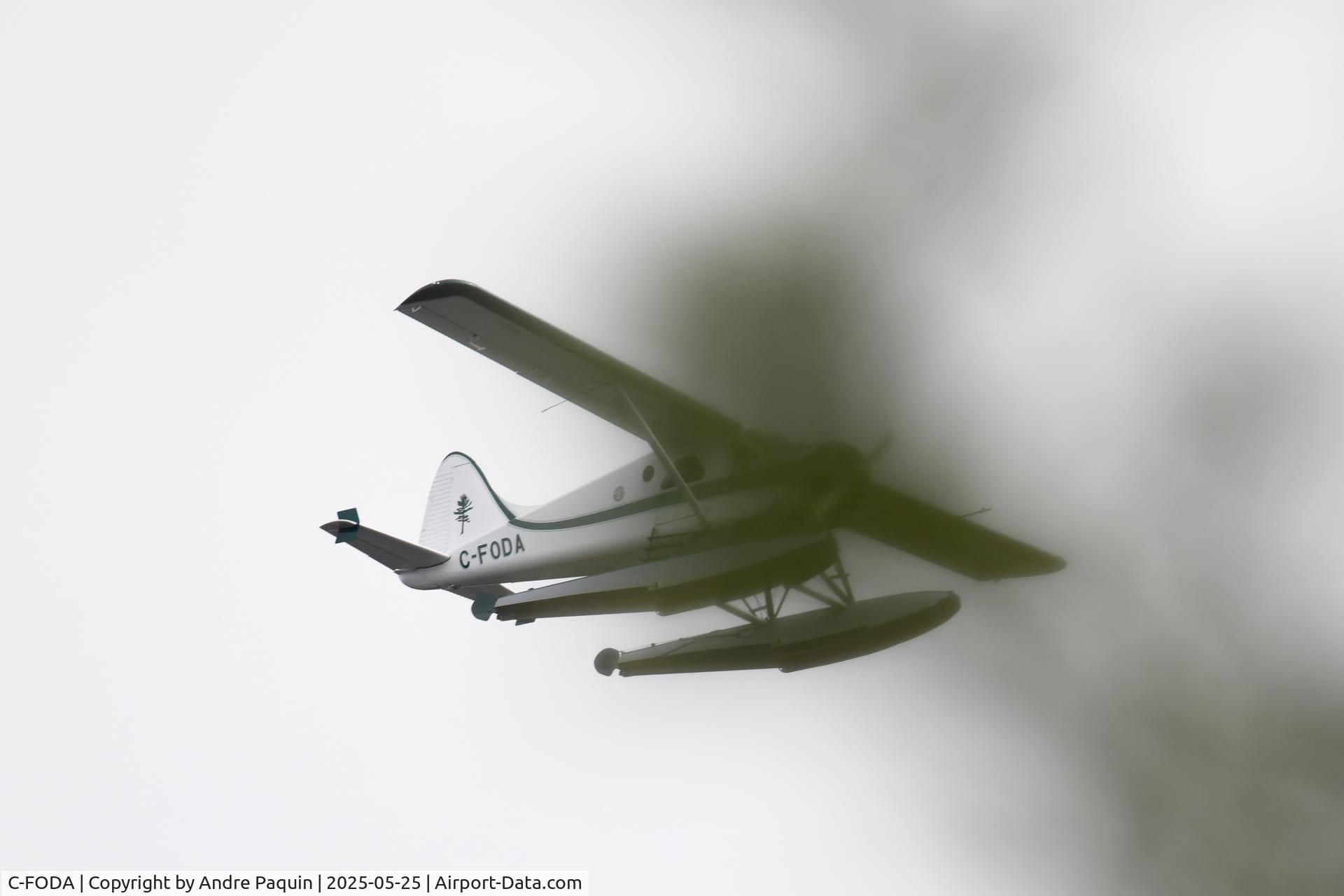 C-FODA, 1951 De Havilland Canada DHC-2 Beaver Mk.I C/N 112, Flying over Sheenboro Quebec