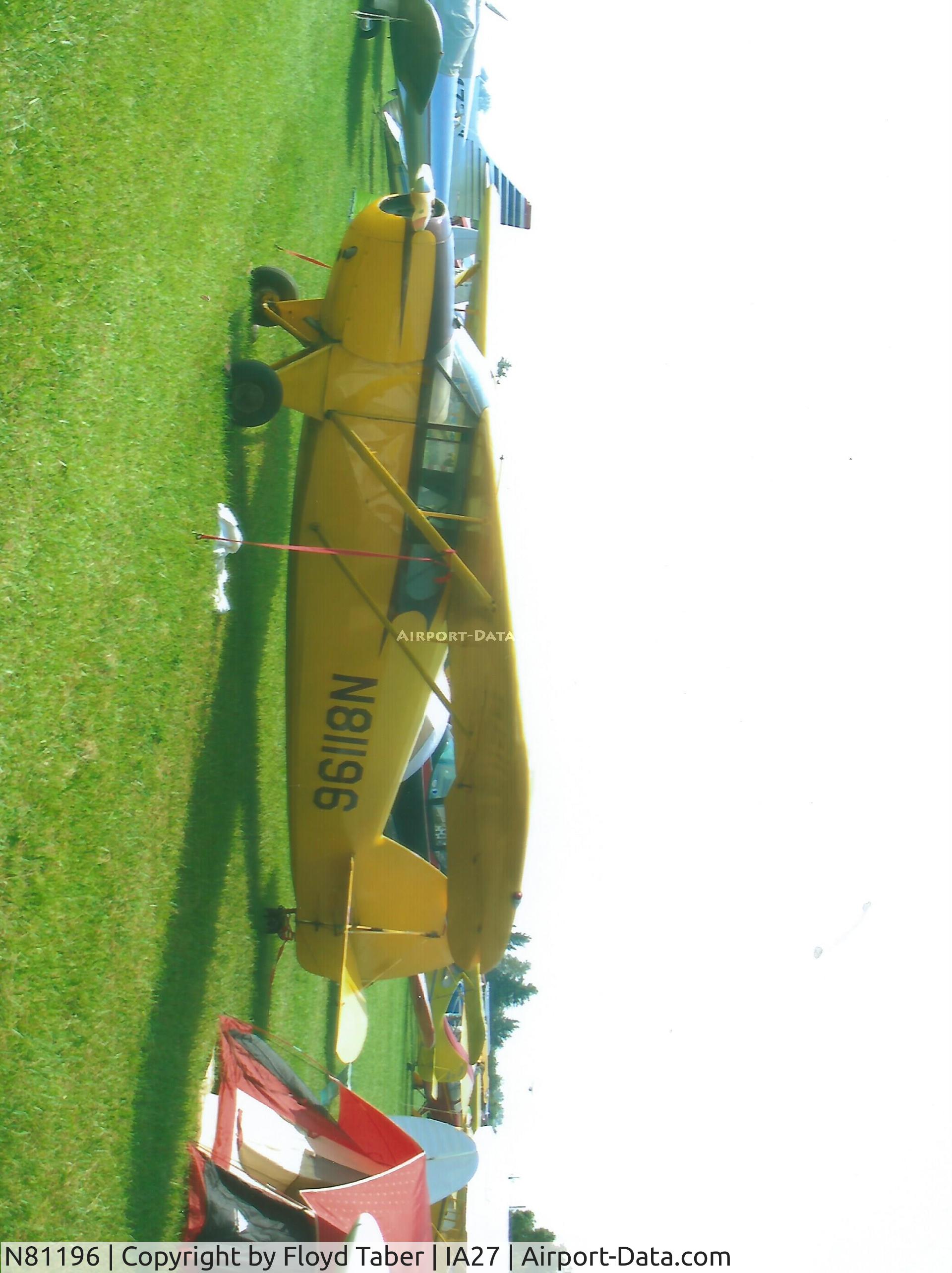 N81196, 1946 McClish Funk B85C C/N 324, At the Antique Airfield Blakesburg Iowa