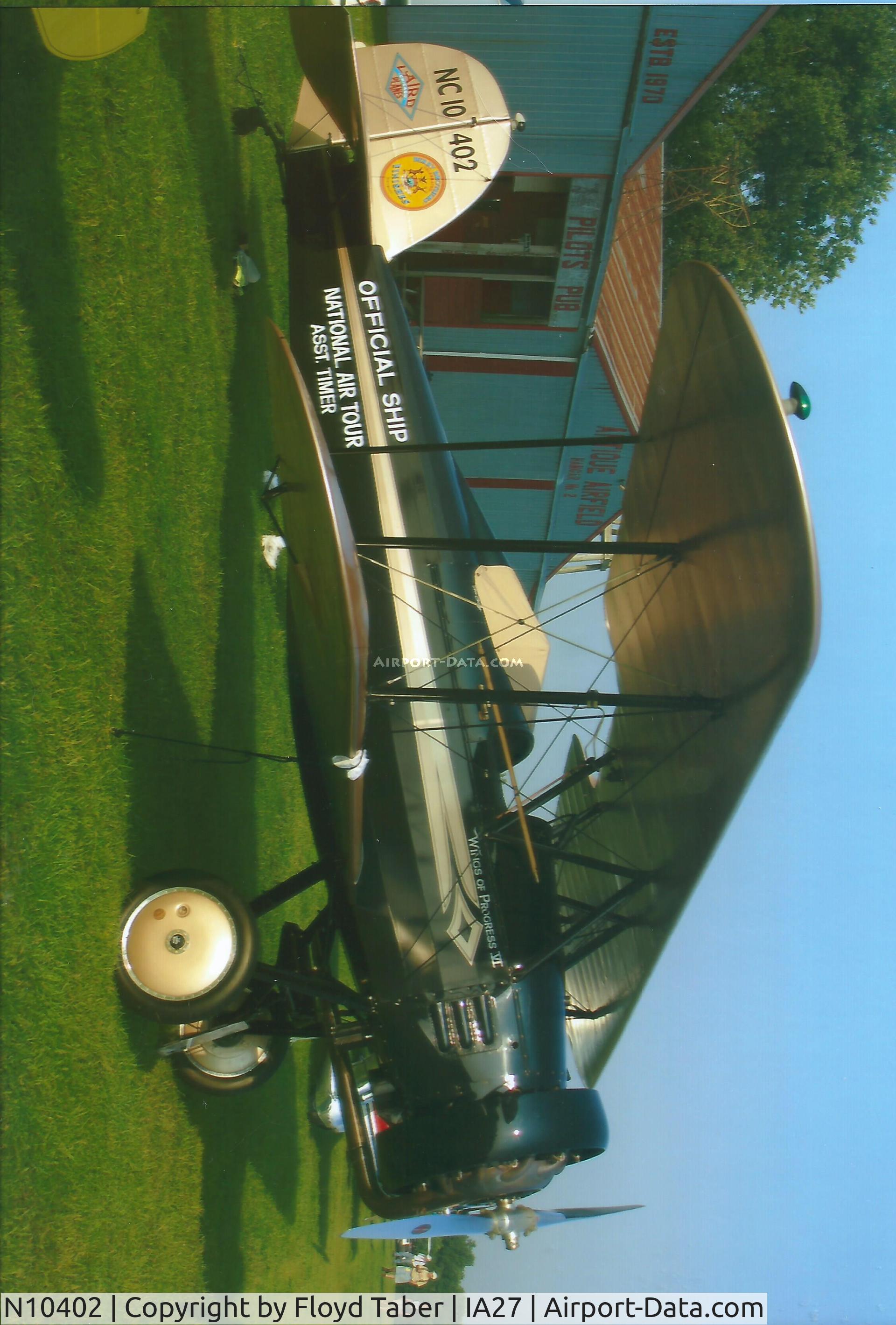 N10402, 1930 Laird LC-1B-300 C/N 188, At the Antique Airfield Fly In at Blakesburg Iowa