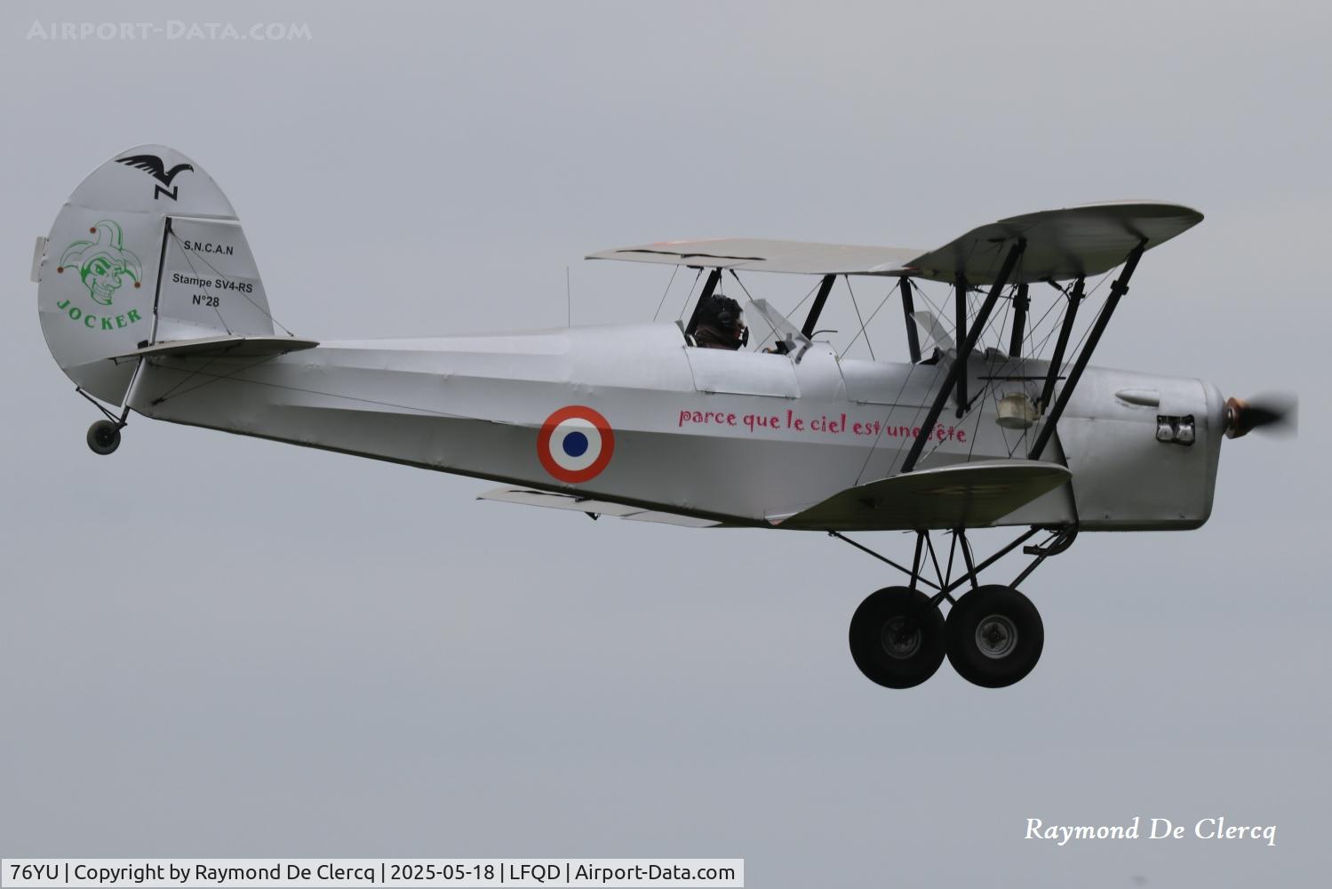 76YU, Ultralight Concept SV4-RS C/N 28, Landing at Arras.
