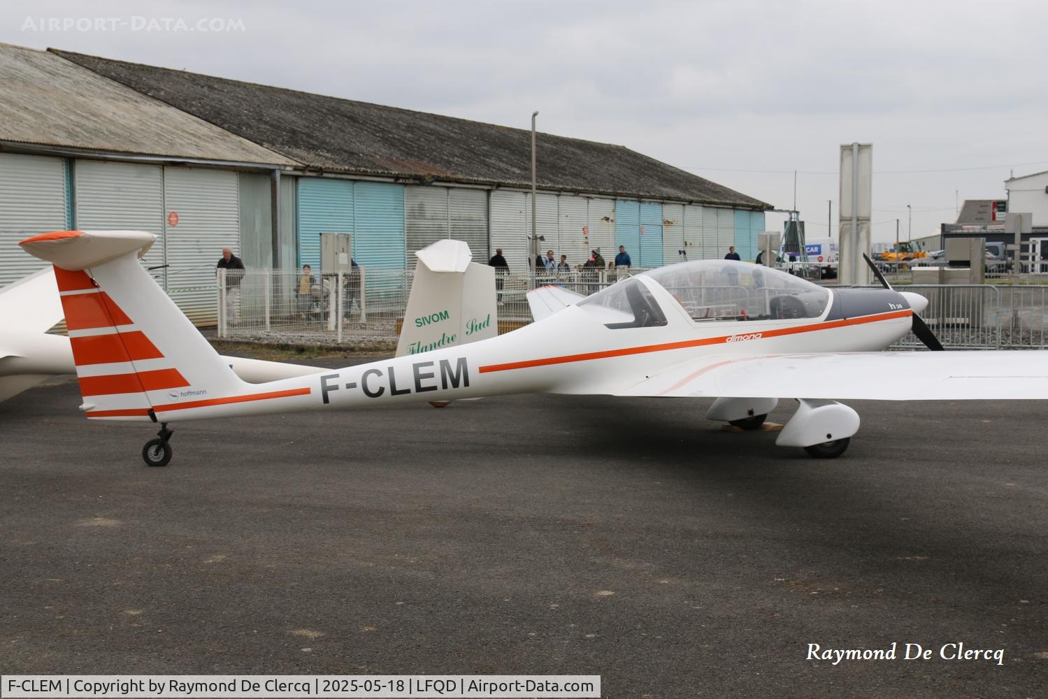 F-CLEM, Hoffmann H-36 Dimona C/N 3609, At Arras.
