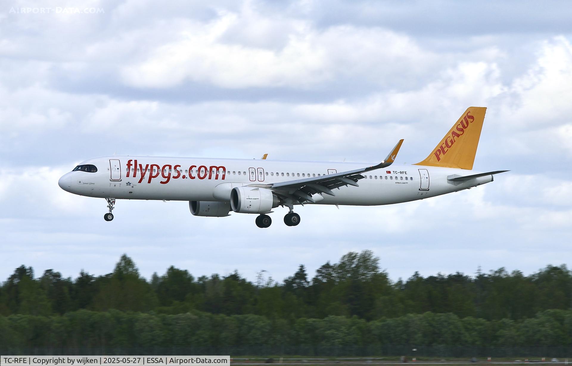 TC-RFE, 2024 Airbus A321-251NX C/N 12073, Rwy 26