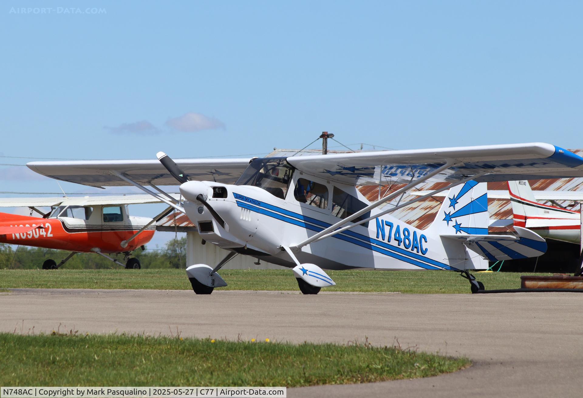 N748AC, 1999 American Champion 8KCAB Super Decathlon C/N 847-99, American Champion 8KCAB