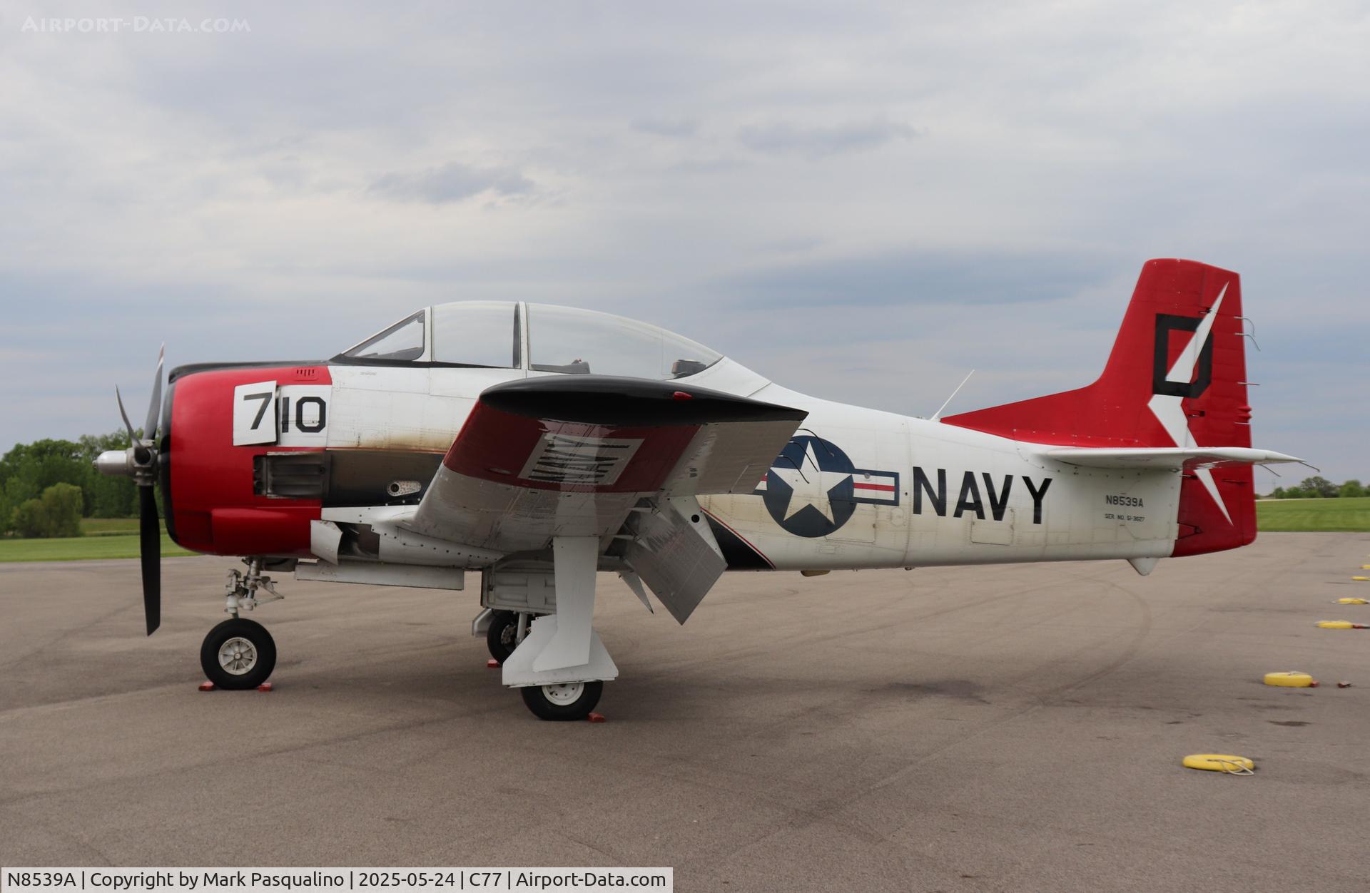 N8539A, 1950 North American T-28D Trojan C/N 174-165 (51-3627), North American T-28D