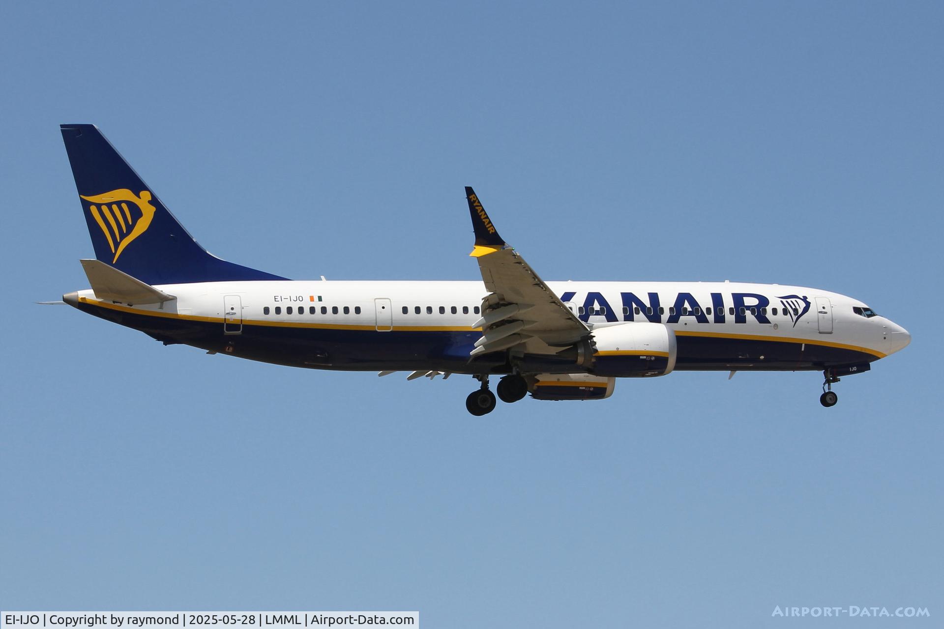 EI-IJO, 2024 Boeing 737-8 MAX 200 C/N 62371, Boeing 737-8 MAX 200 reg EI-IJO of Ryanair 