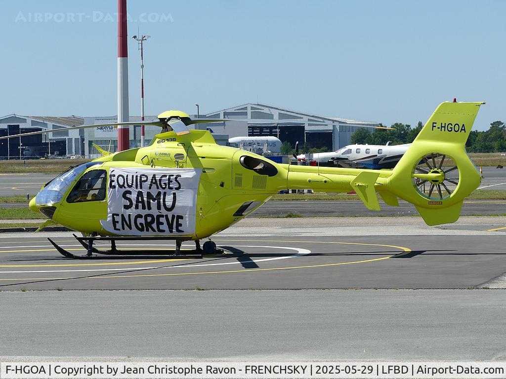 F-HGOA, 2008 Eurocopter EC-135T-2+ C/N 0668, en gréve !