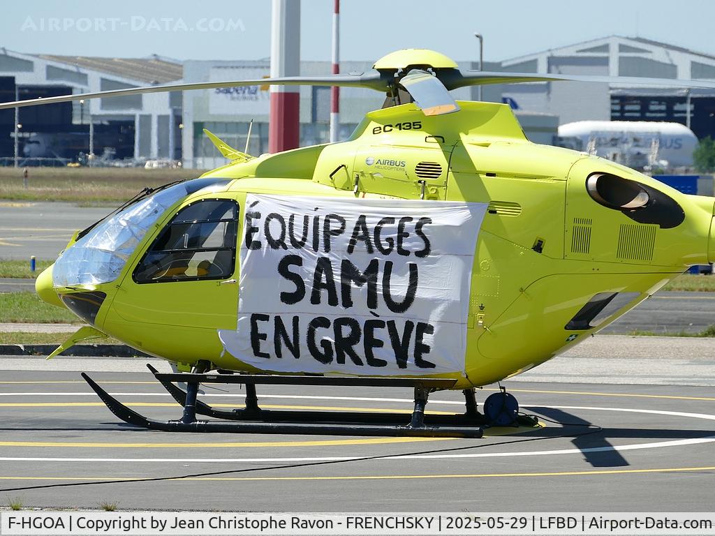 F-HGOA, 2008 Eurocopter EC-135T-2+ C/N 0668, en gréve !