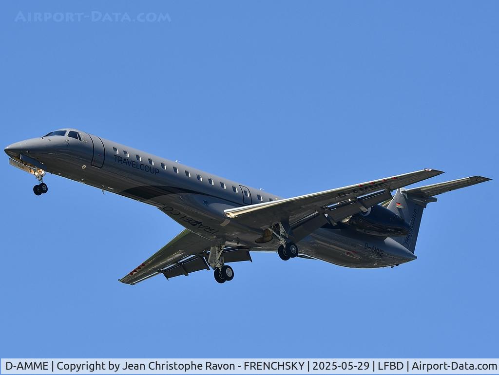D-AMME, 1999 Embraer EMB-145EP (ERJ-145EP) C/N 145070, Arcus Air   Palma de Mallorca (PMI)	Bordeaux (BOD)	AZE5999