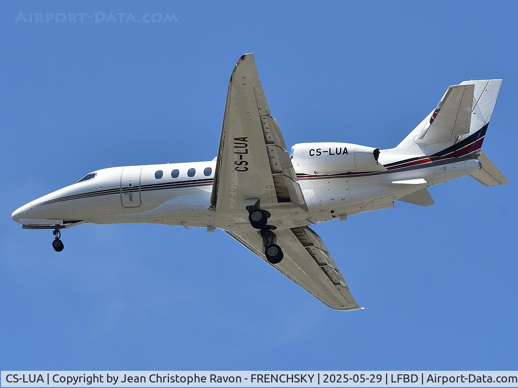 CS-LUA, 2023 Cessna 680A Citation Latitude C/N 680A-0357, Dijon (DIJ)	Bordeaux (BOD)	(NJE374U)