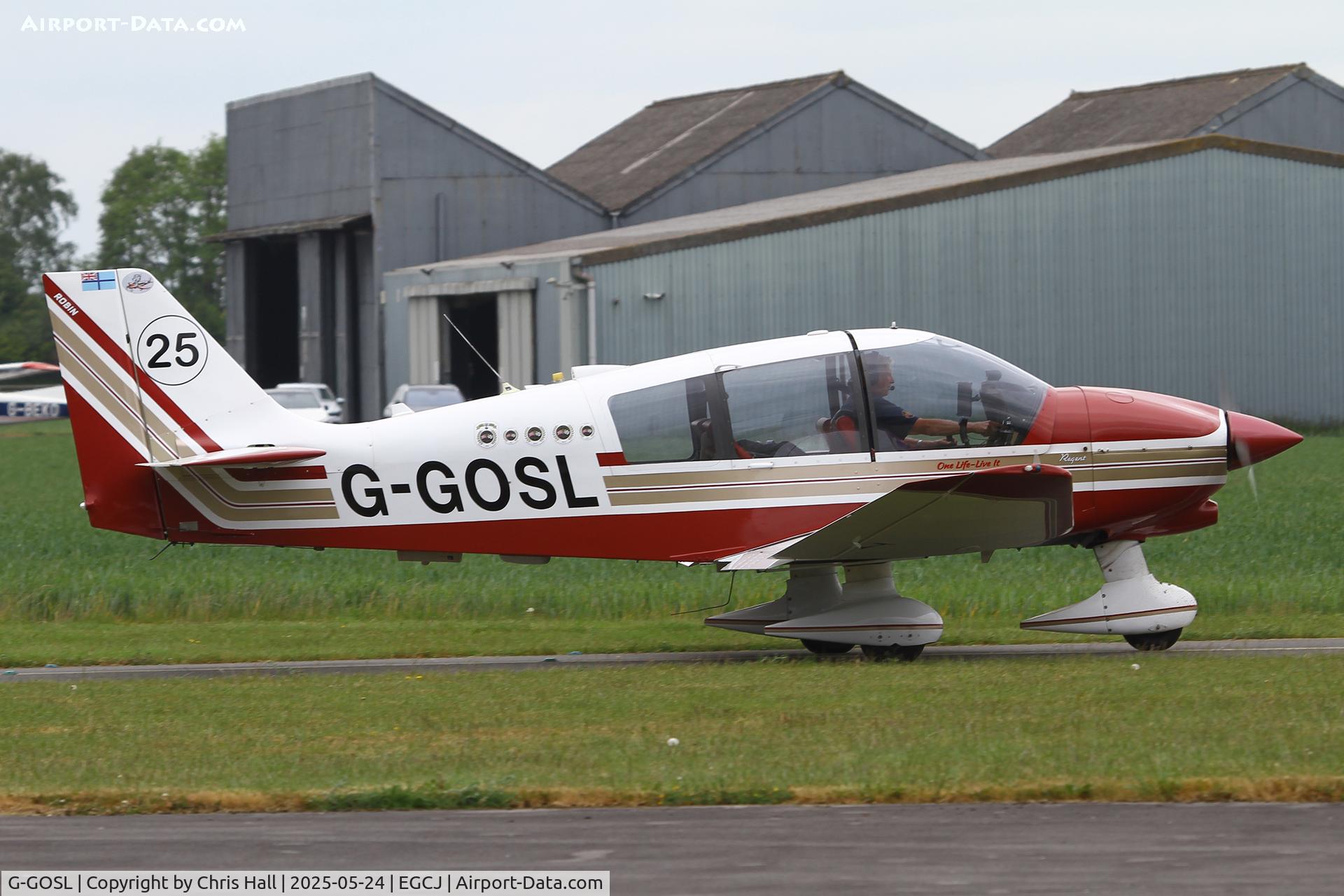 G-GOSL, 1990 Robin DR-400-180 Regent Regent C/N 1974, RRRA British Air Racing Championship Ginger Lacey Trophy race. Sherburn - in - Elmet