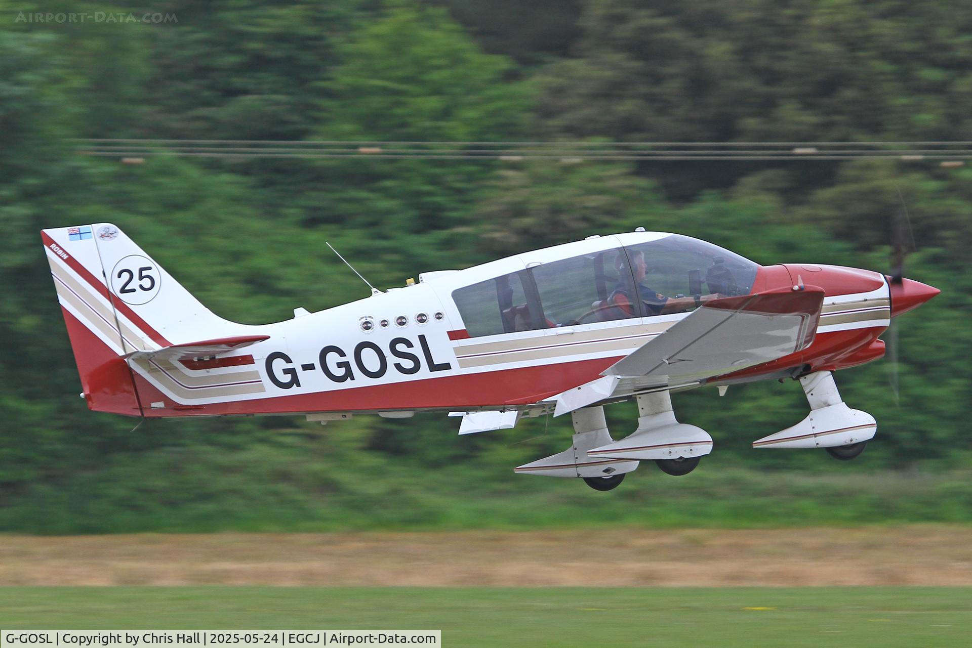G-GOSL, 1990 Robin DR-400-180 Regent Regent C/N 1974, RRRA British Air Racing Championship Ginger Lacey Trophy race. Sherburn - in - Elmet