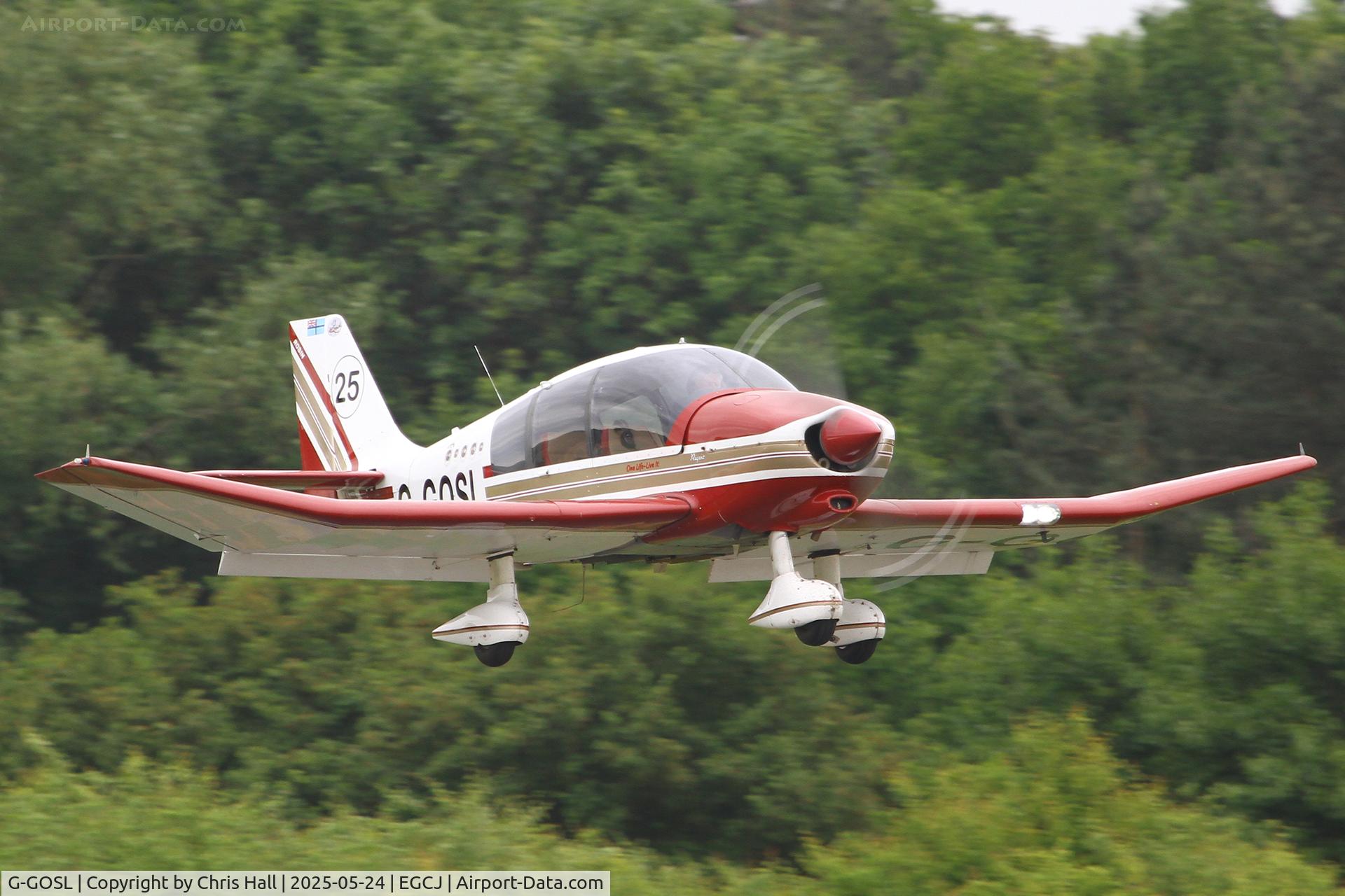 G-GOSL, 1990 Robin DR-400-180 Regent Regent C/N 1974, RRRA British Air Racing Championship Ginger Lacey Trophy race. Sherburn - in - Elmet