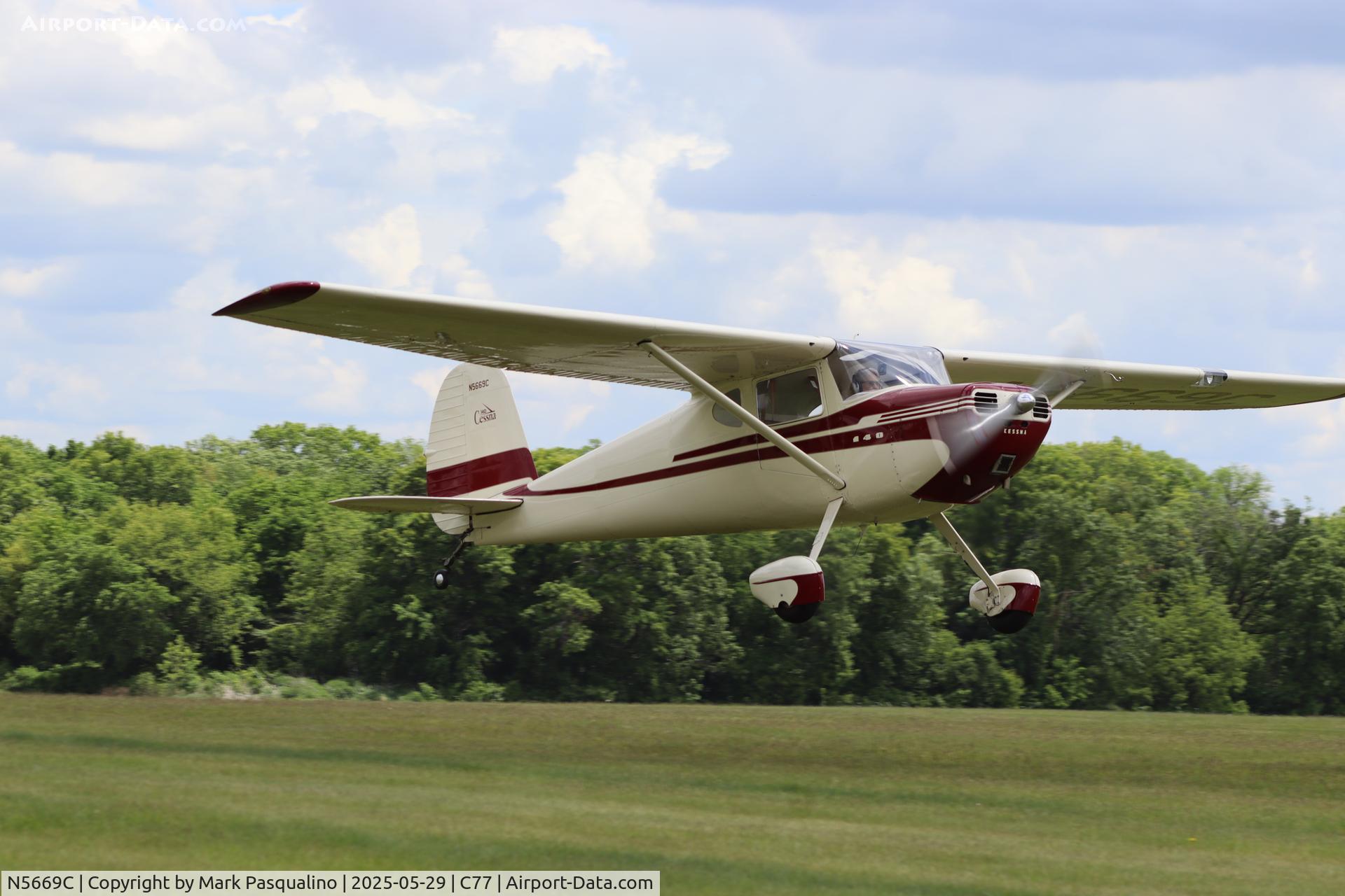 N5669C, 1950 Cessna 140A C/N 15625, Cessna 140A