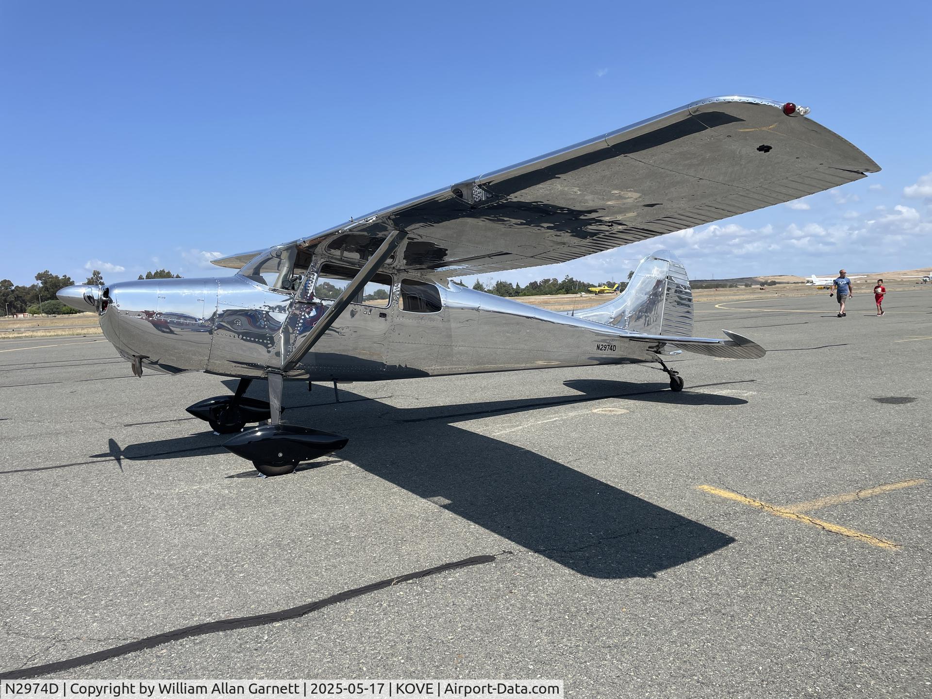 N2974D, 1955 Cessna 170B C/N 26917, 1955 Cessna 170B N2974D at the Oroville Airport Open House Fly-in March 17, 2025