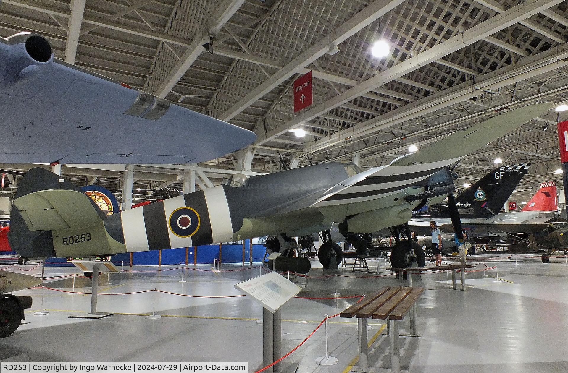 RD253, Bristol Beaufighter TF.X C/N Not found RD253, Bristol Beaufighter TF X at the RAF Museum Hendon