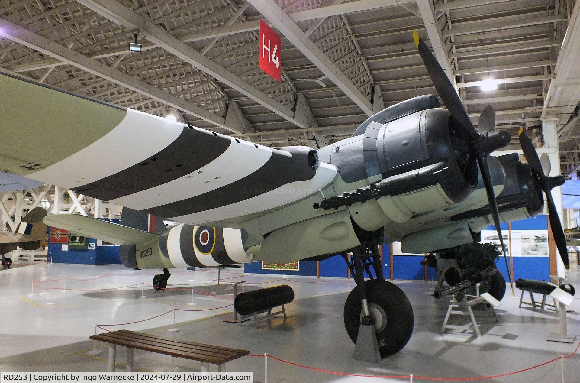 RD253, Bristol Beaufighter TF.X C/N Not found RD253, Bristol Beaufighter TF X at the RAF Museum Hendon