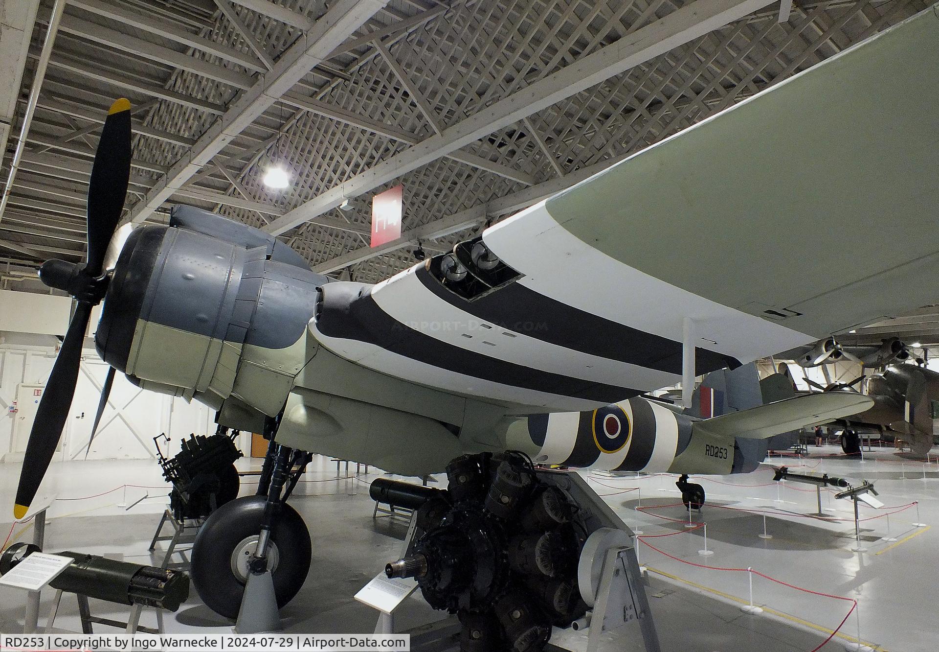 RD253, Bristol Beaufighter TF.X C/N Not found RD253, Bristol Beaufighter TF X at the RAF Museum Hendon