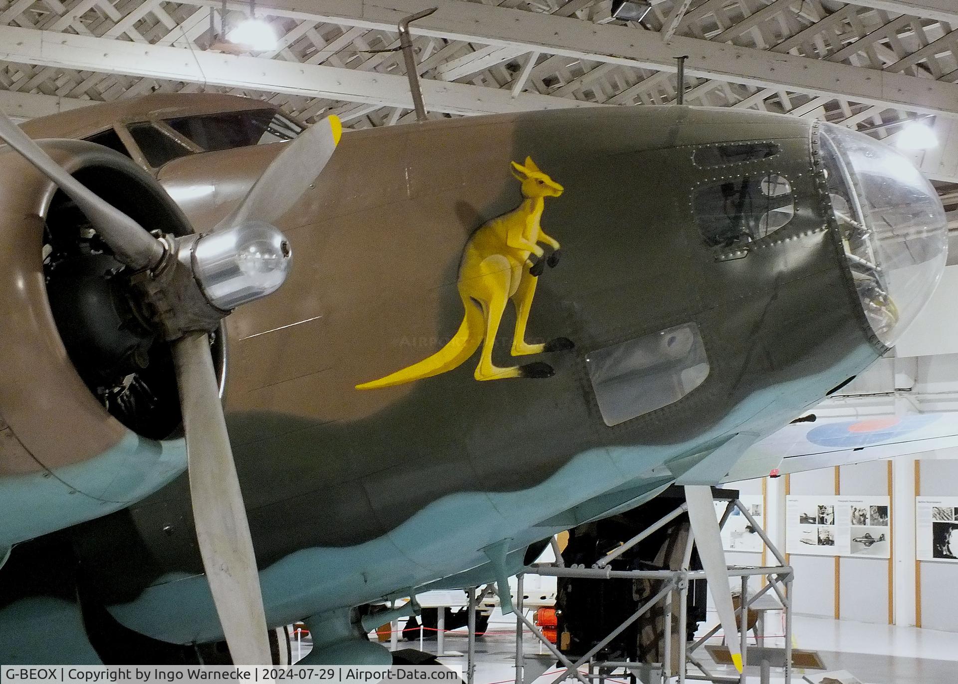 G-BEOX, Lockheed Hudson IV C/N 6464, Lockheed Hudson III A at the RAF Museum Hendon