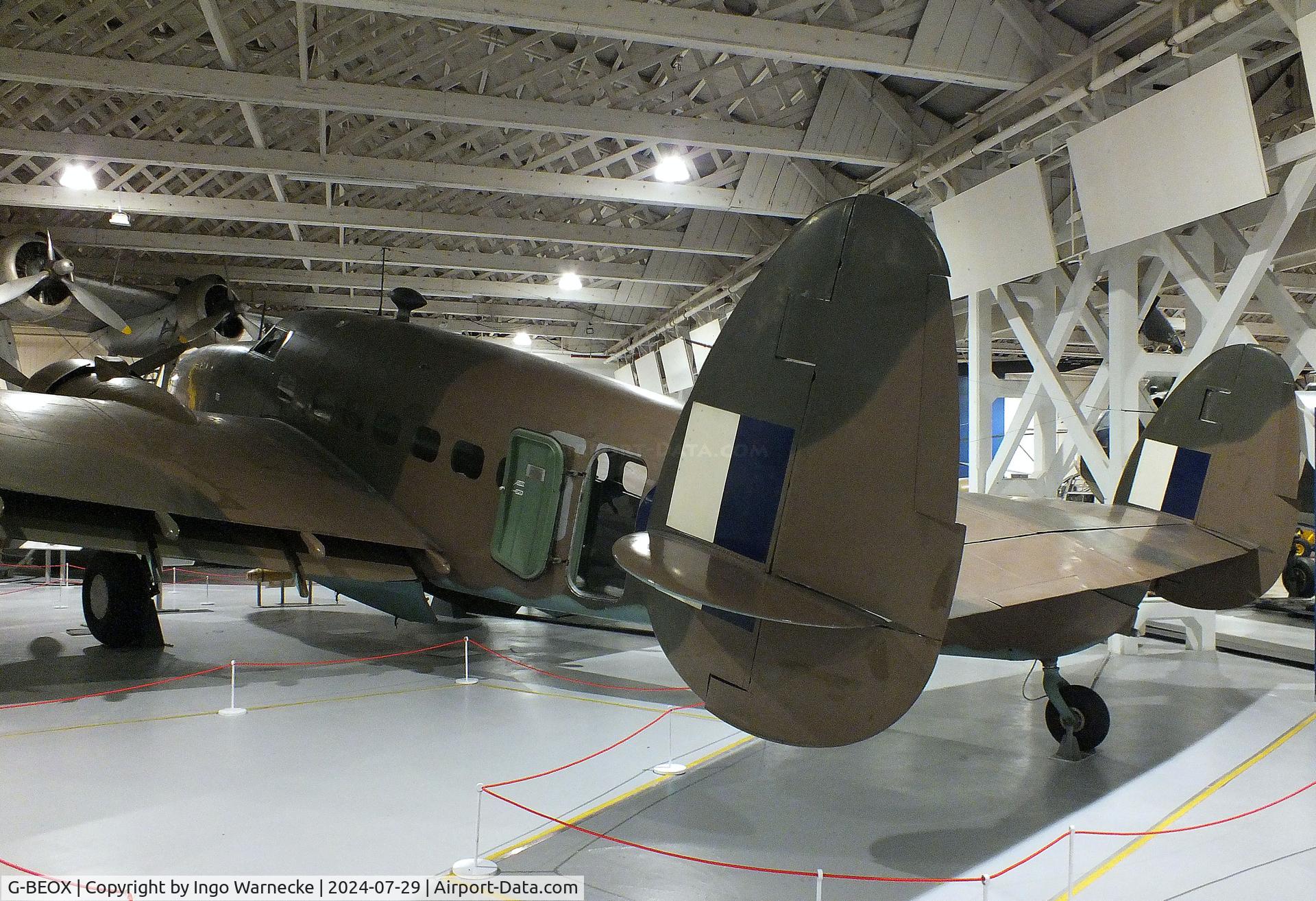 G-BEOX, Lockheed Hudson IV C/N 6464, Lockheed Hudson III A at the RAF Museum Hendon