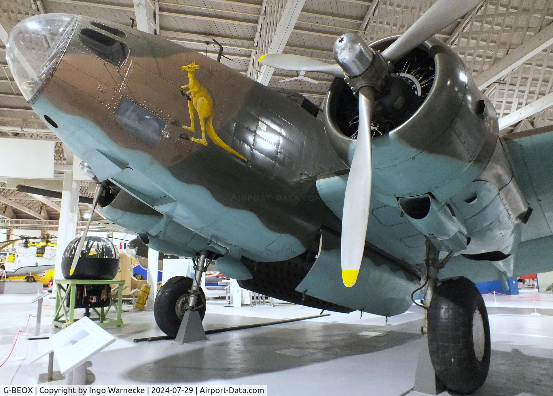 G-BEOX, Lockheed Hudson IV C/N 6464, Lockheed Hudson III A at the RAF Museum Hendon