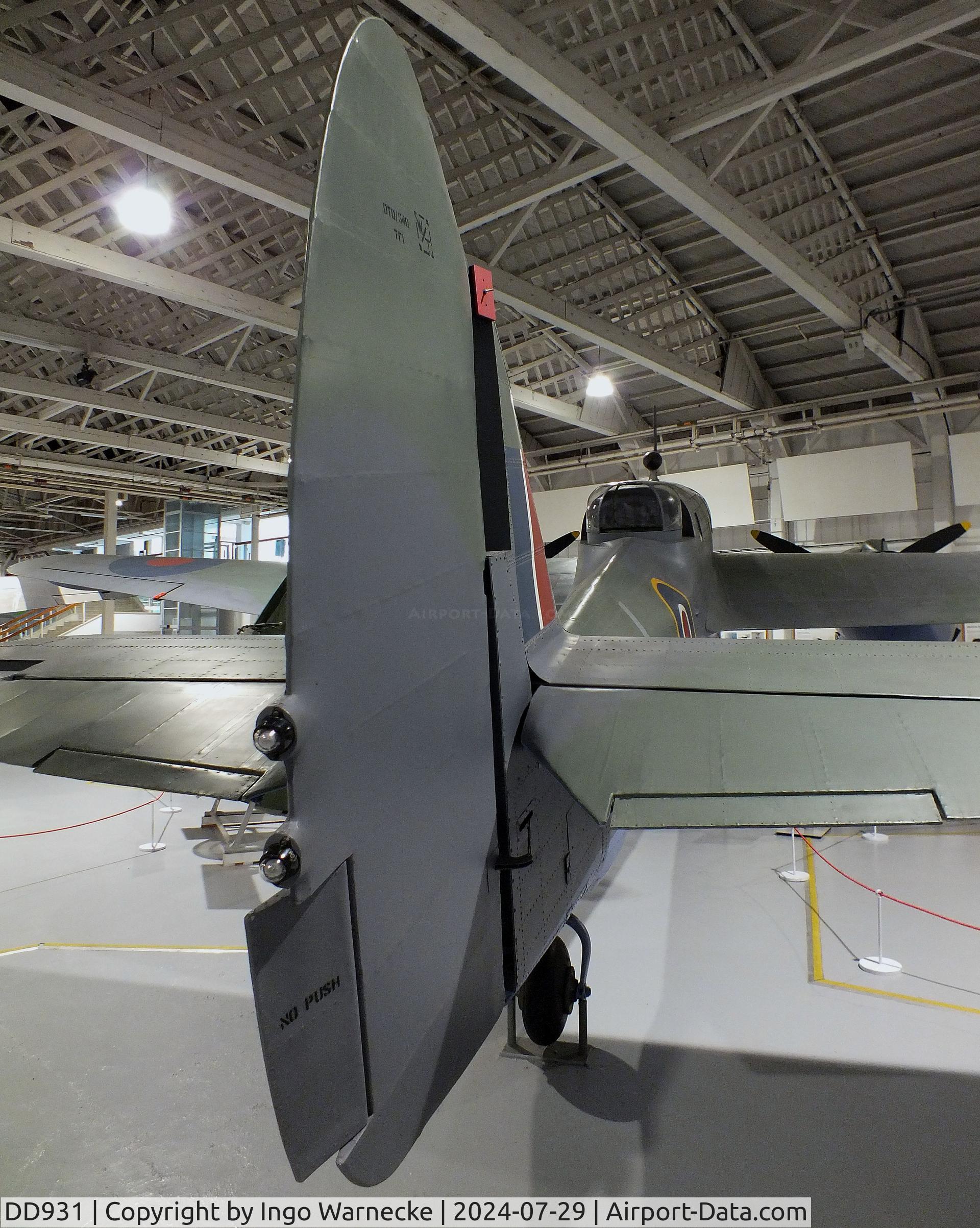 DD931, Bristol Beaufort VIII C/N Composite, Bristol Beaufort VIII at the RAF Museum Hendon