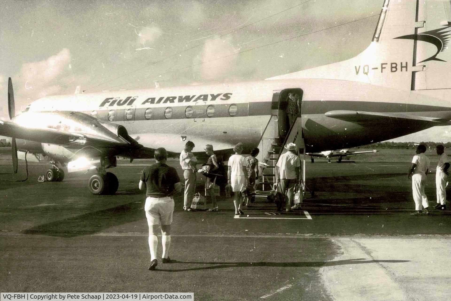 VQ-FBH, 1968 Hawker Siddeley HS.748 Series 2A C/N 1661, VQ-FBH in Fiji, possibly when it was new
