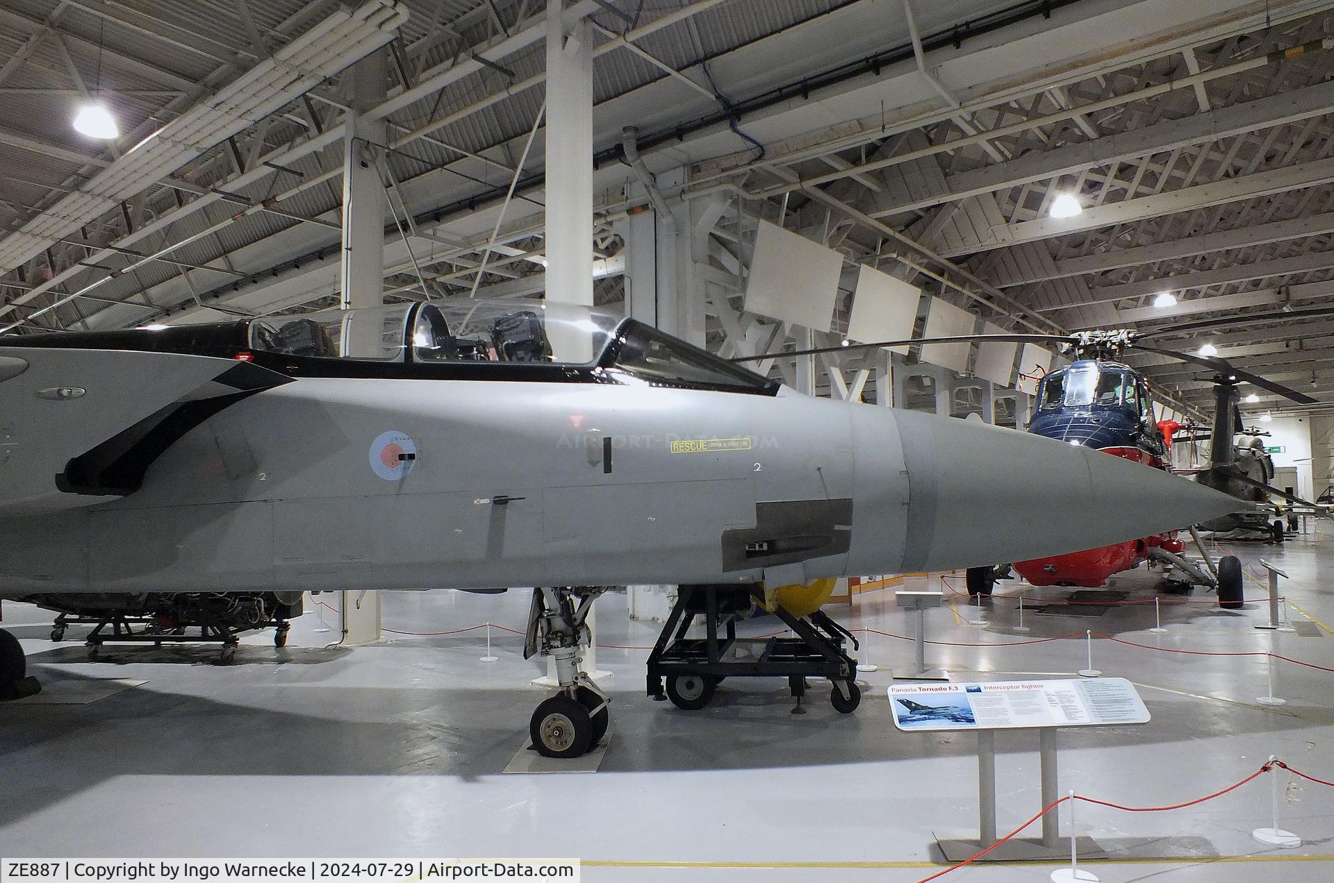 ZE887, 1988 Panavia Tornado F.3 C/N 3345, Panavia Tornado F3 at the RAF Museum Hendon