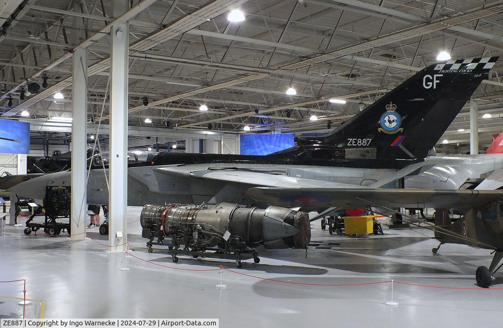 ZE887, 1988 Panavia Tornado F.3 C/N 3345, Panavia Tornado F3 at the RAF Museum Hendon