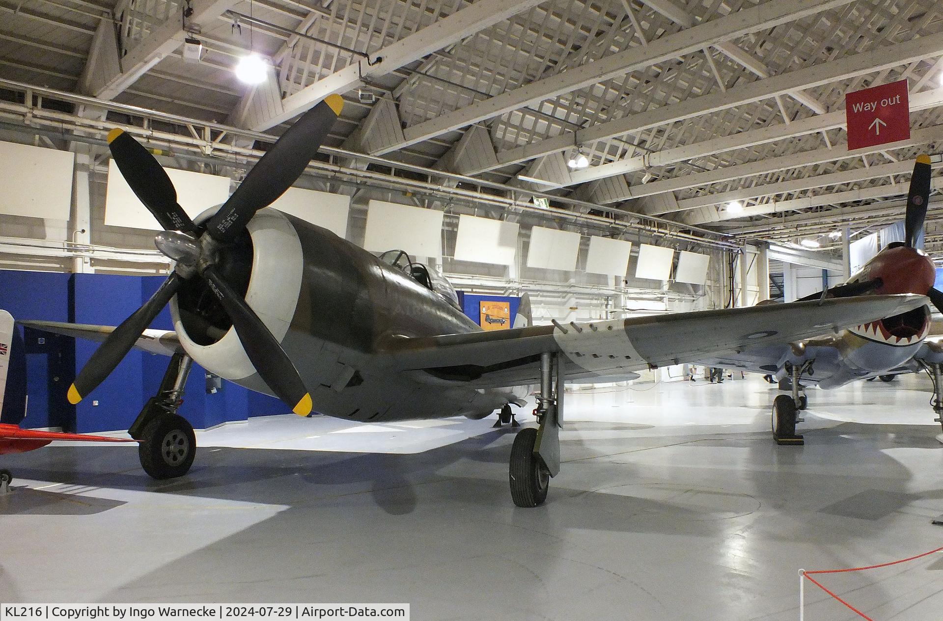 KL216, 1945 Republic P-47D Thunderbolt C/N 399-55834, Republic P-47D Thunderbolt at the RAF Museum Hendon