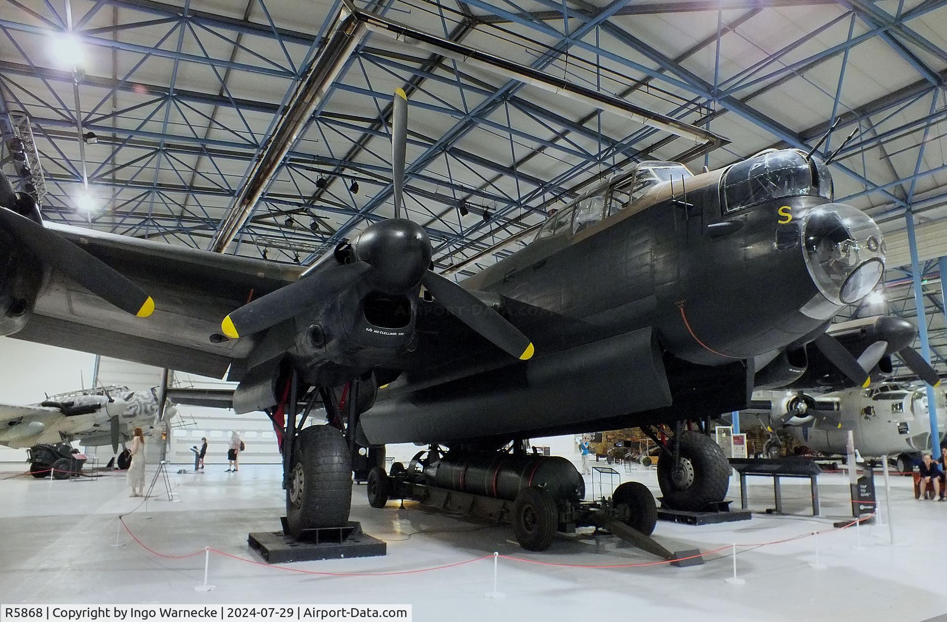 R5868, Avro 683 Lancaster B1 C/N Not found R5868, Avro Lancaster B1 at the RAF Museum Hendon