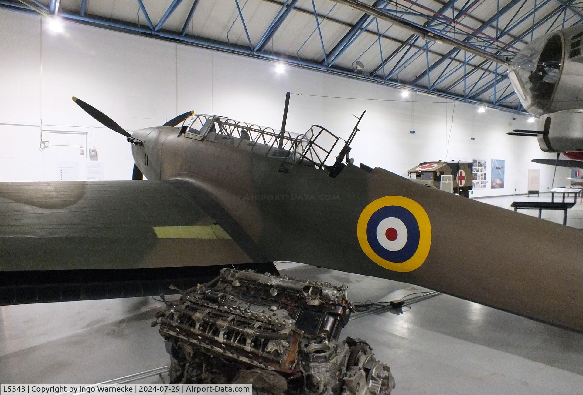 L5343, 1939 Fairey Battle I C/N L5343, Fairey Battle I (containing parts from L5340) at the RAF Museum Hendon