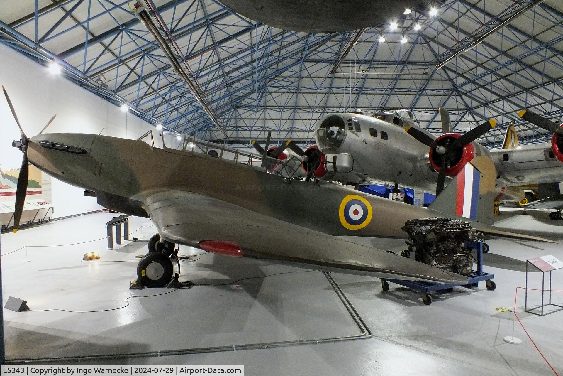 L5343, 1939 Fairey Battle I C/N L5343, Fairey Battle I (containing parts from L5340) at the RAF Museum Hendon
