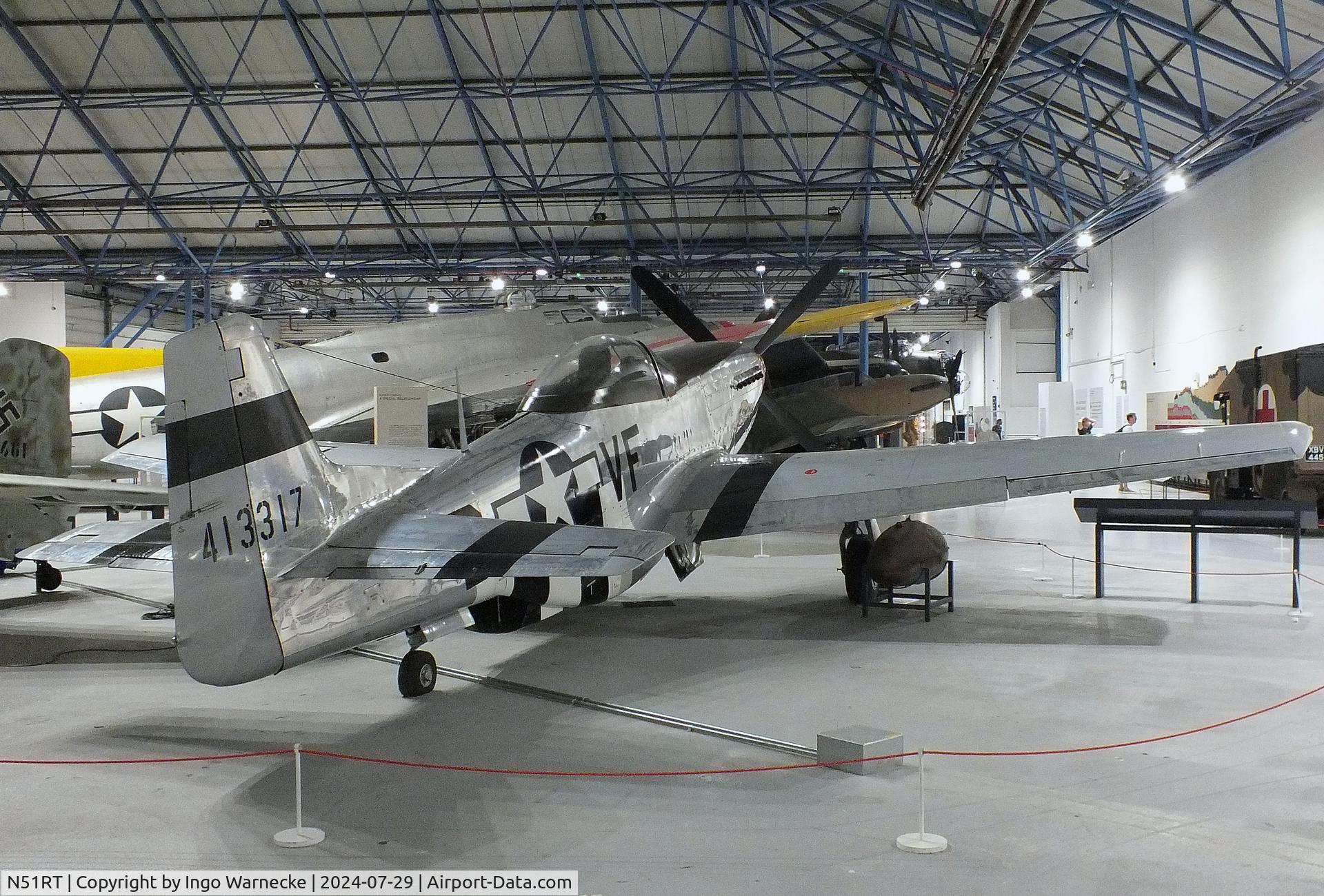 N51RT, 1944 North American F-51D Mustang C/N 122-40949, North American P-51D Mustang at the RAF Museum Hendon