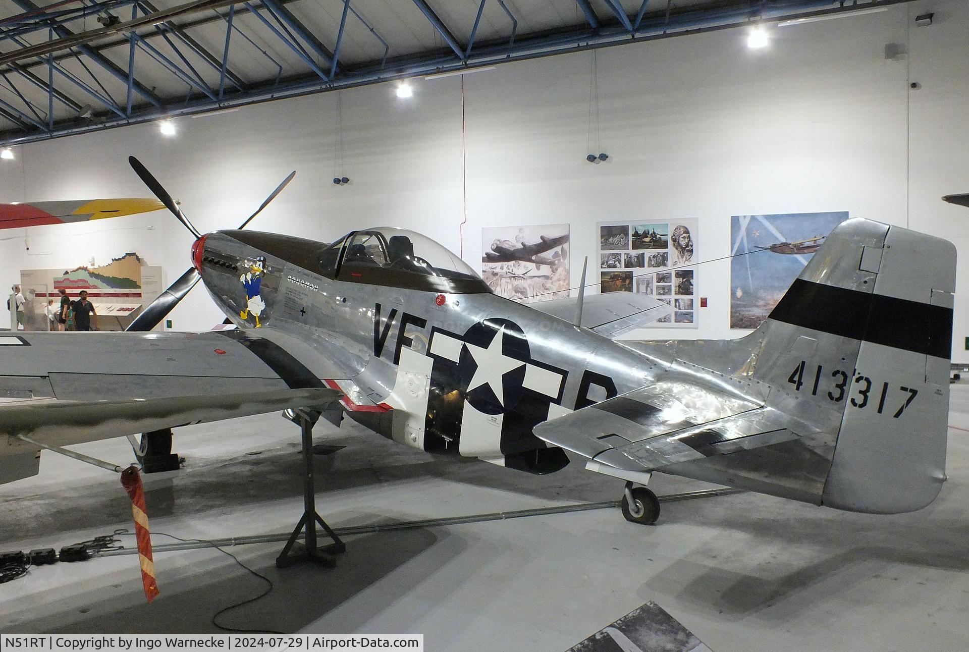 N51RT, 1944 North American F-51D Mustang C/N 122-40949, North American P-51D Mustang at the RAF Museum Hendon