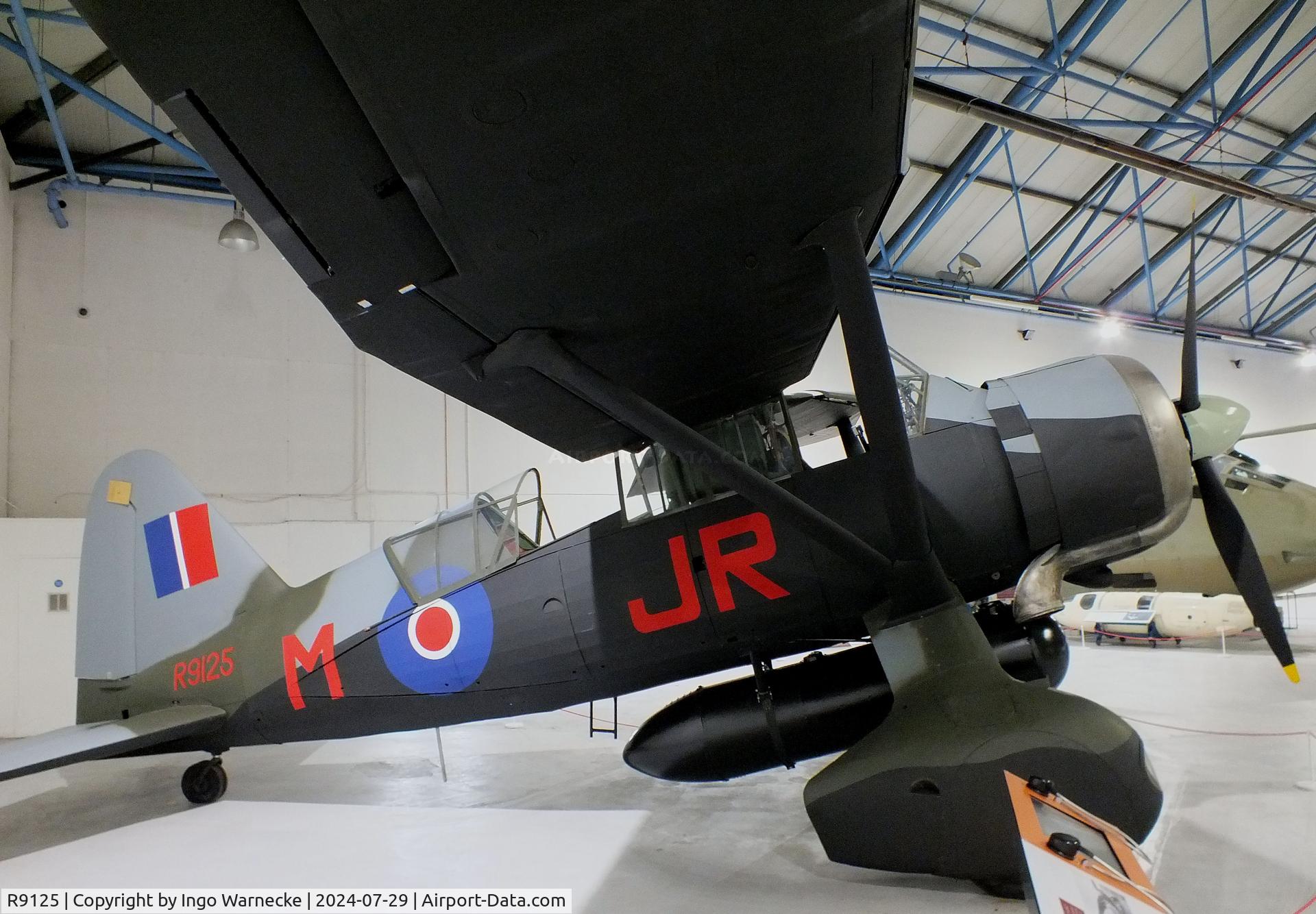 R9125, 1940 Westland Lysander III C/N 1185, Westland Lysander III at the RAF Museum Hendon