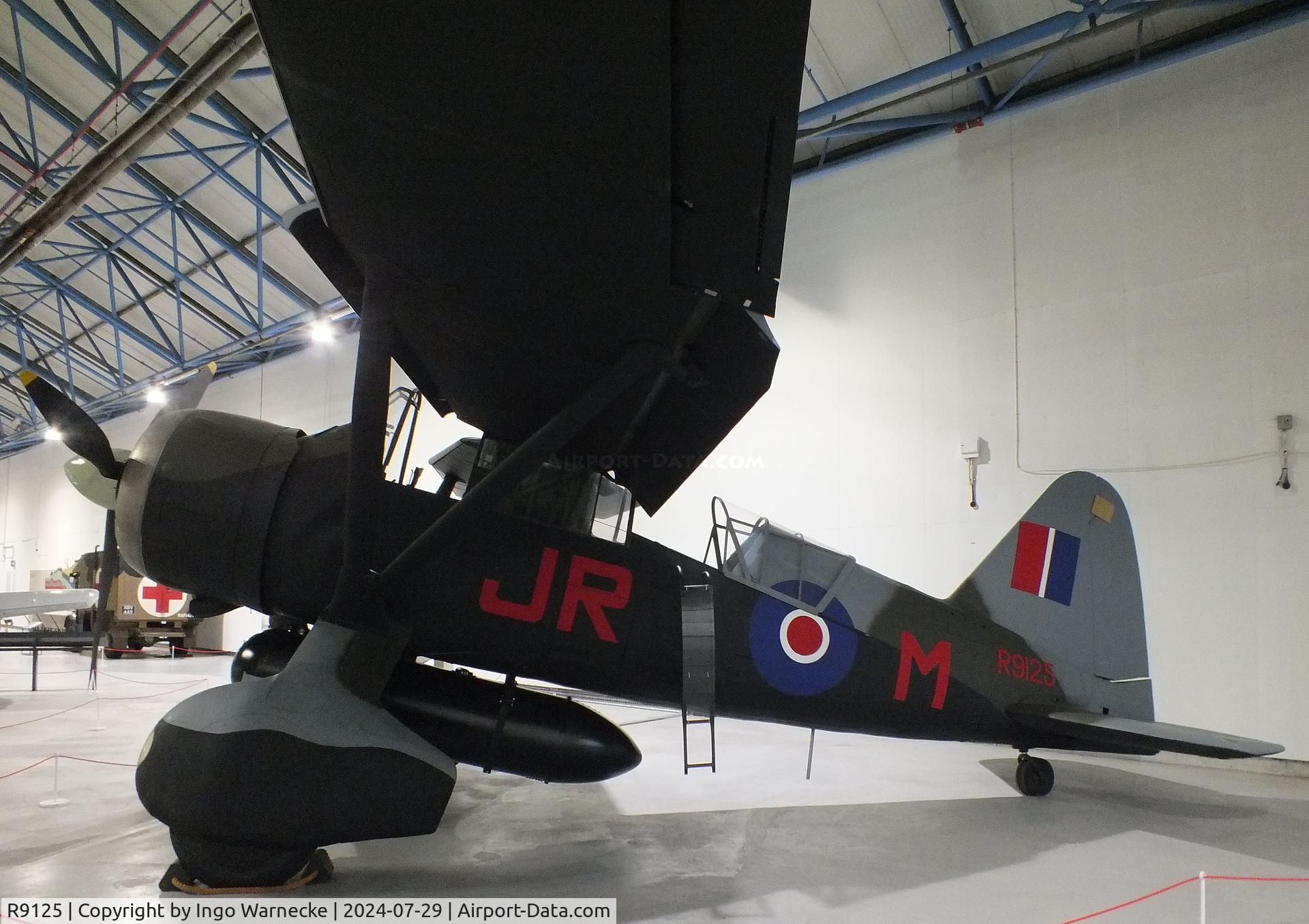 R9125, 1940 Westland Lysander III C/N 1185, Westland Lysander III at the RAF Museum Hendon