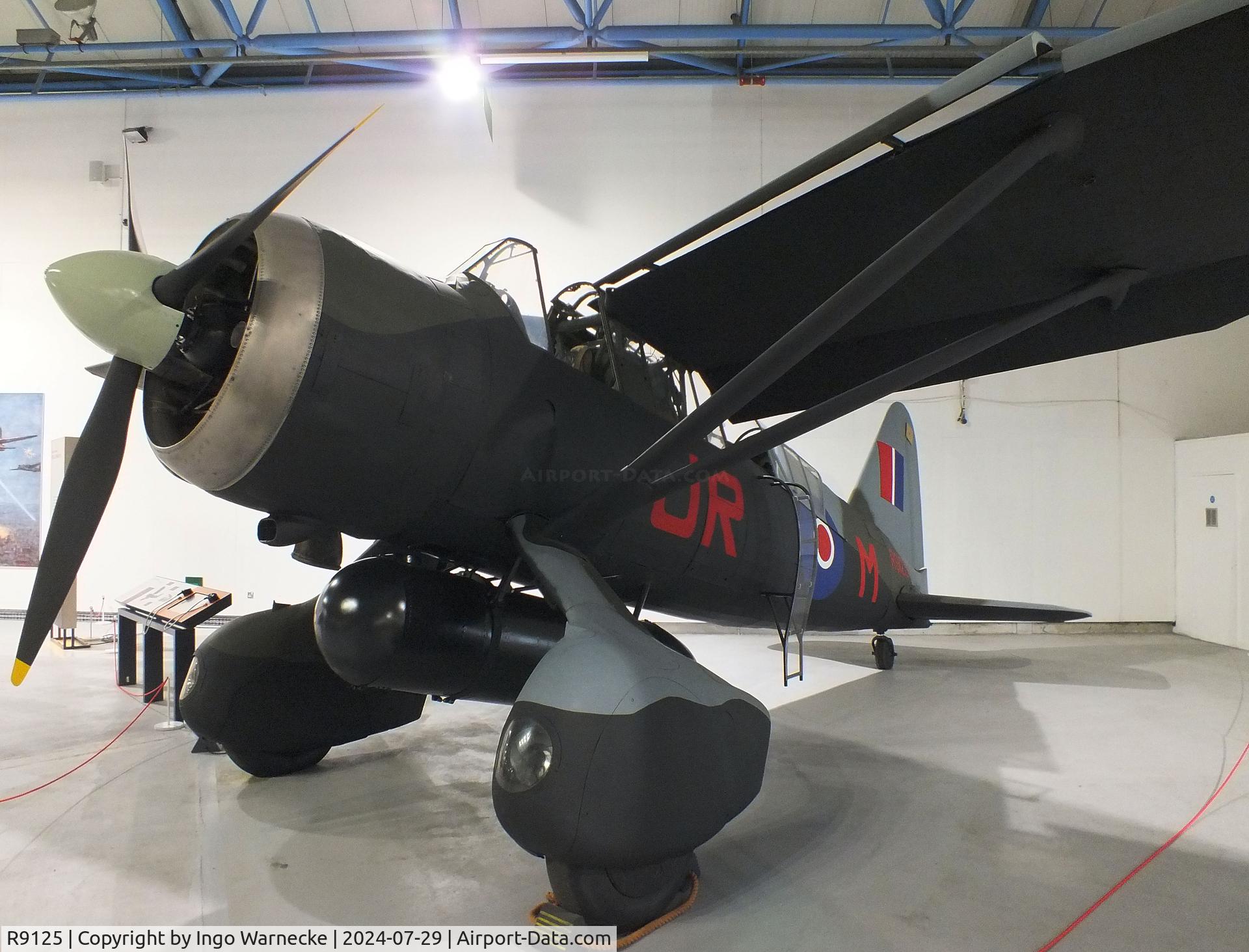 R9125, 1940 Westland Lysander III C/N 1185, Westland Lysander III at the RAF Museum Hendon