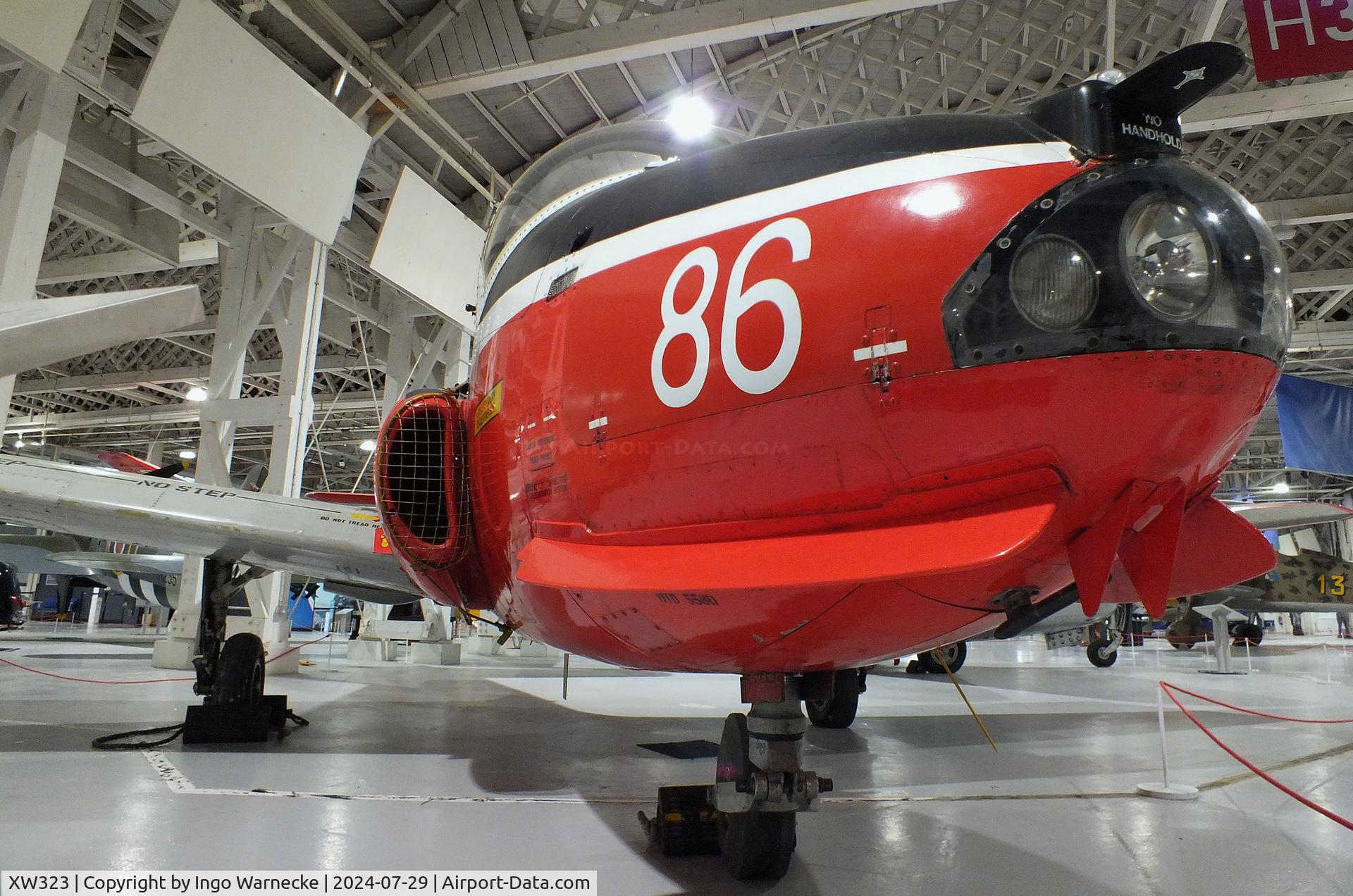 XW323, 1970 BAC 84 Jet Provost T.5A C/N EEP/JP/987, Hunting (BAC) Jet Provost T5A at the RAF Museum Hendon