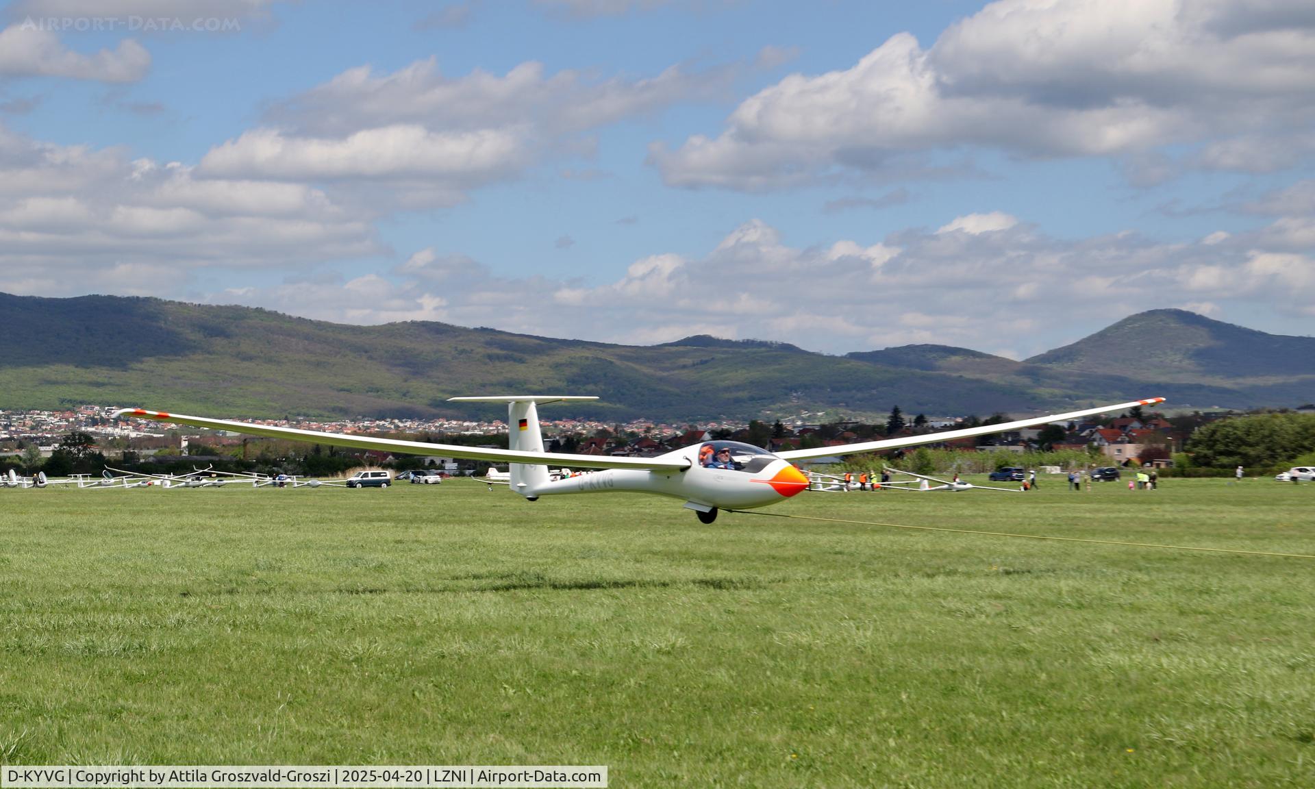 D-KYVG, 1984 Schleicher ASW-20 C/N 20758, LZNI - Nitra Airport, Slovakia - Pribina Cup 2025