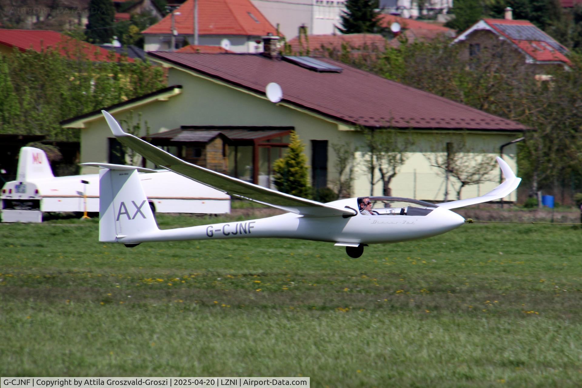 G-CJNF, 1998 Schempp-Hirth Discus 2a C/N 12, LZNI - Nitra Airport, Slovakia - Pribina Cup 2025