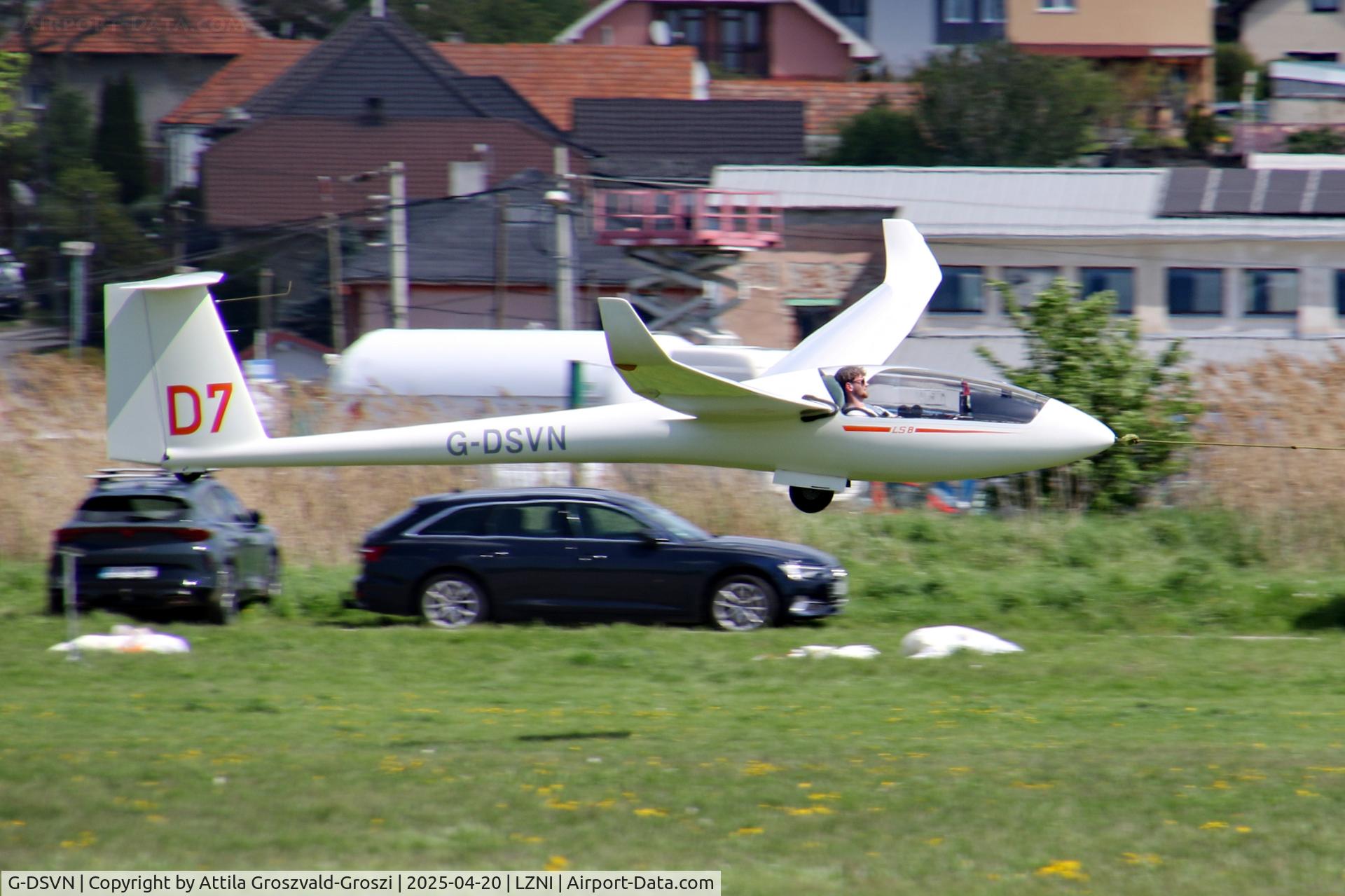 G-DSVN, 1996 Rolladen-Schneider LS-8-18 C/N 8079, LZNI - Nitra Airport, Slovakia - Pribina Cup 2025
