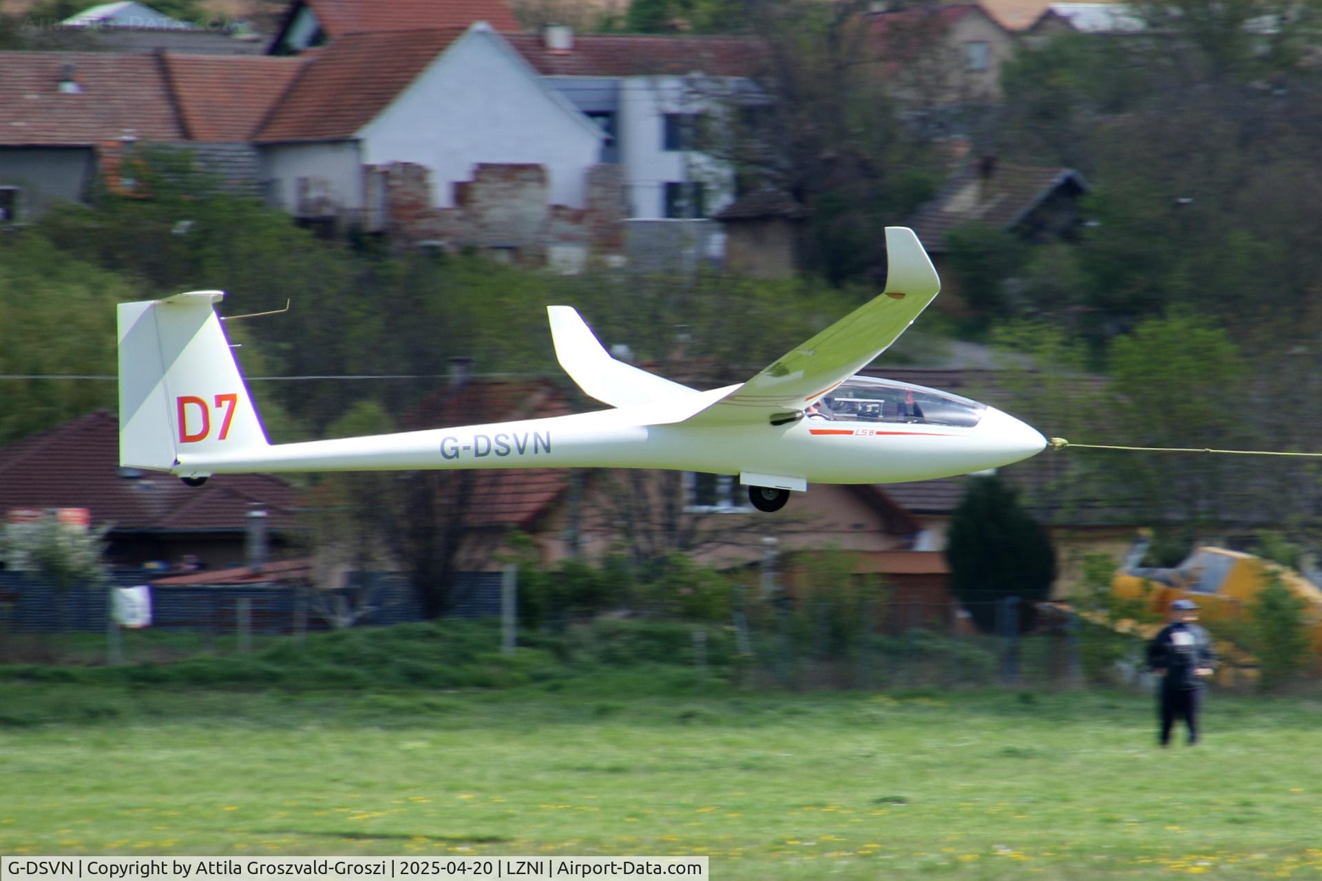 G-DSVN, 1996 Rolladen-Schneider LS-8-18 C/N 8079, LZNI - Nitra Airport, Slovakia - Pribina Cup 2025