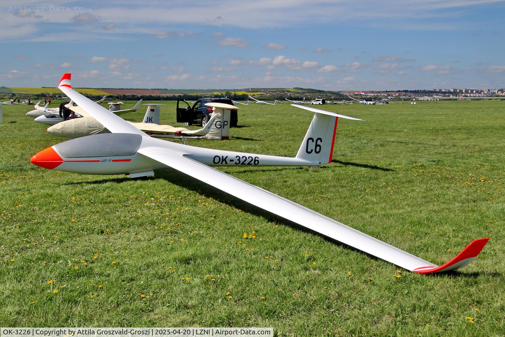 OK-3226, Rolladen-Schneider LS8-18, LZNI - Nitra Airport, Slovakia - Pribina Cup 2025