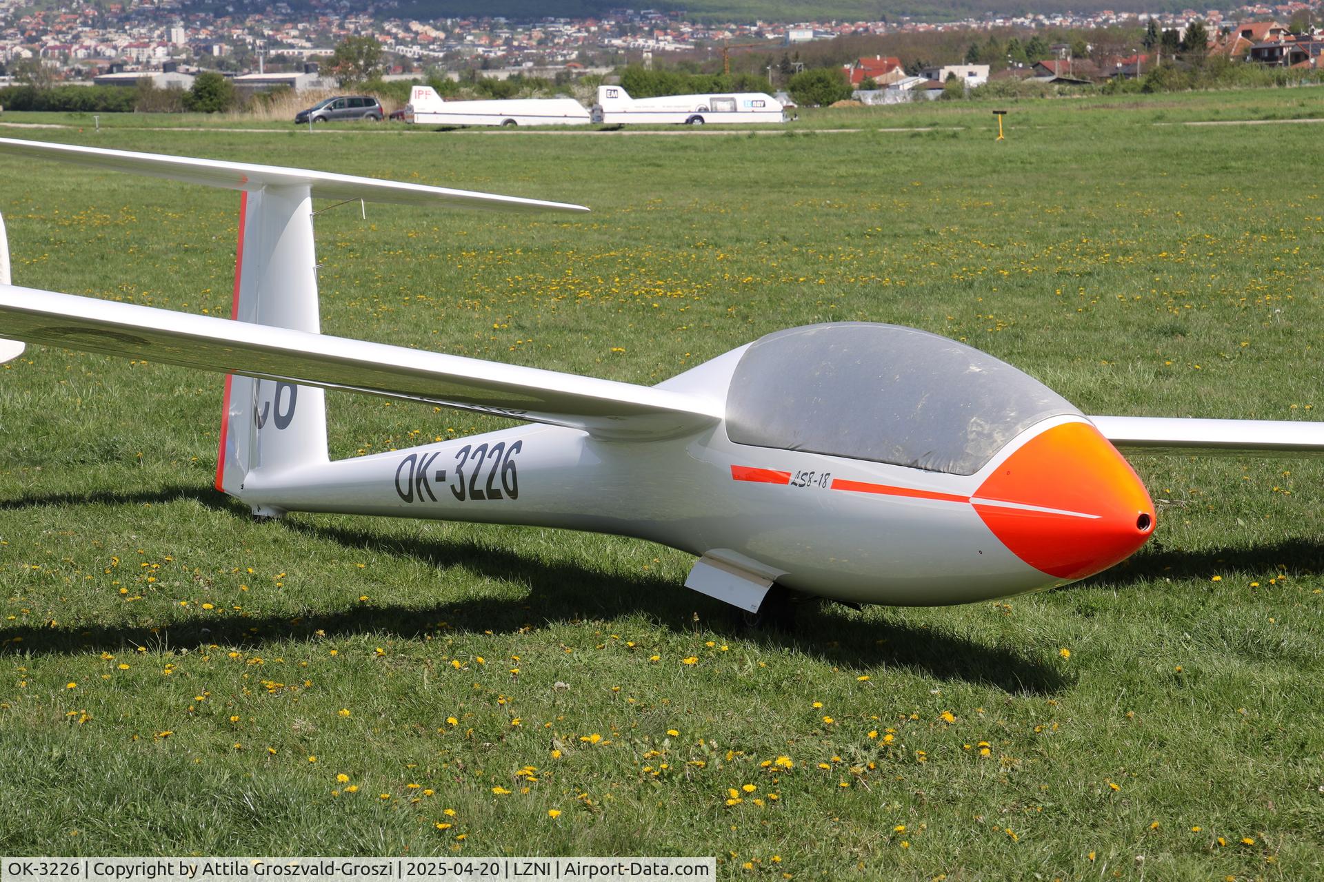 OK-3226, Rolladen-Schneider LS8-18, LZNI - Nitra Airport, Slovakia - Pribina Cup 2025