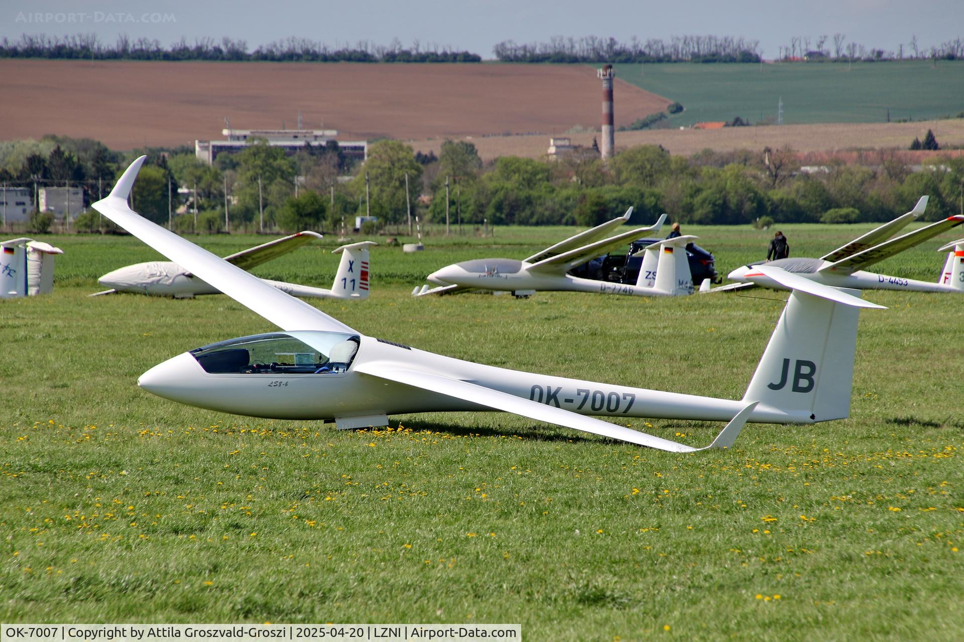 OK-7007, Rolladen-Schneider LS8-18 C/N 8433, LZNI - Nitra Airport, Slovakia - Pribina Cup 2025